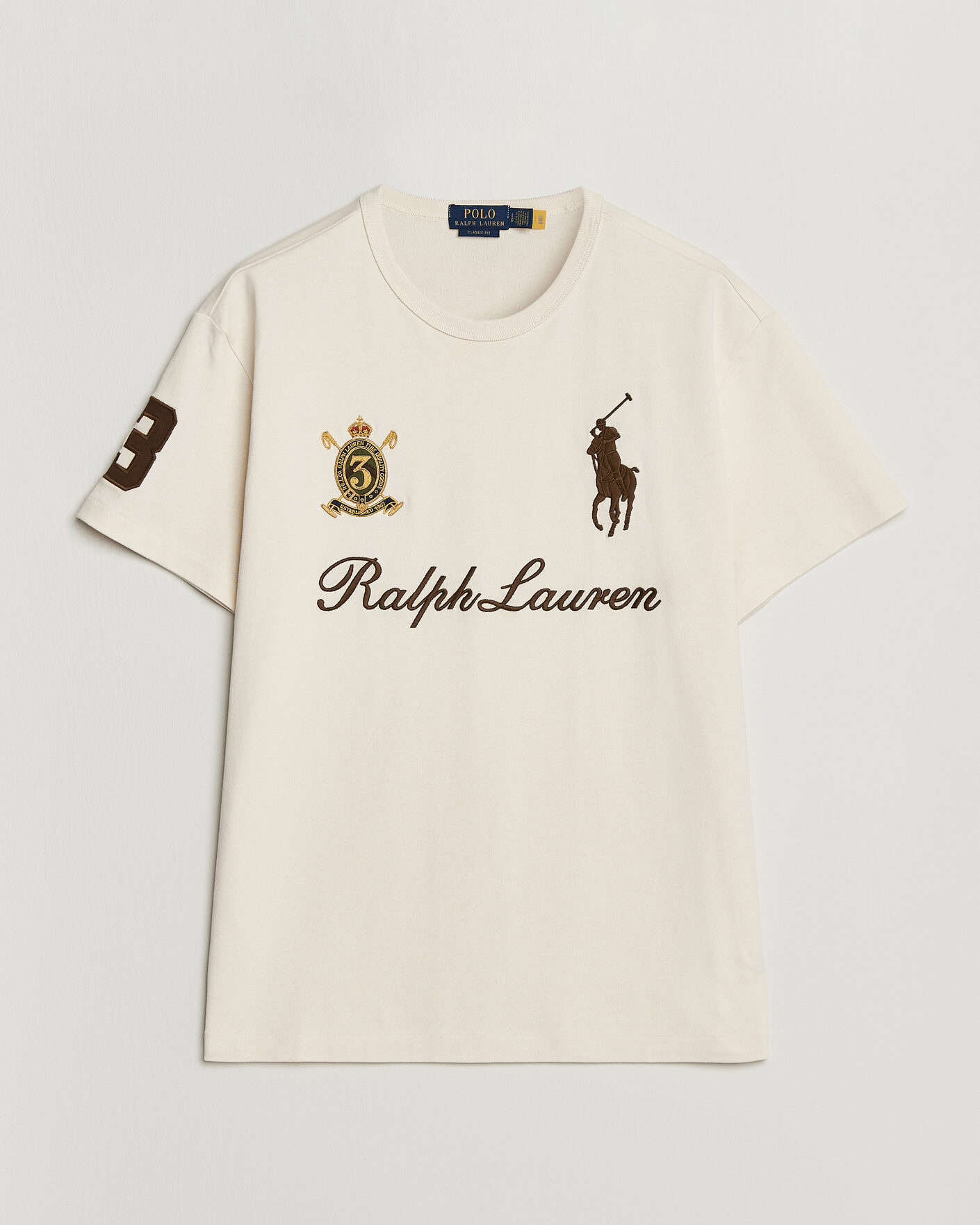 Mies | T-paidat | Polo Ralph Lauren | Classic Fit Team T-shirt Guide Cream