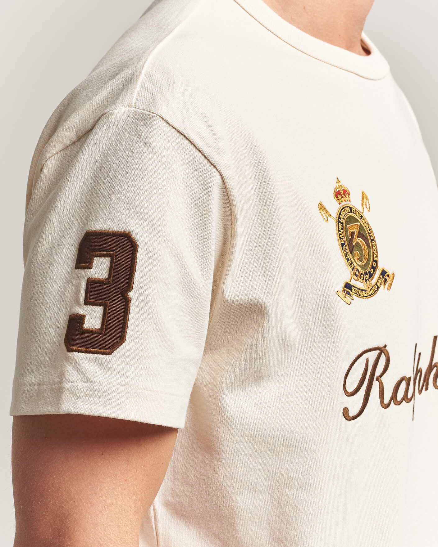 Mies | T-paidat | Polo Ralph Lauren | Classic Fit Team T-shirt Guide Cream