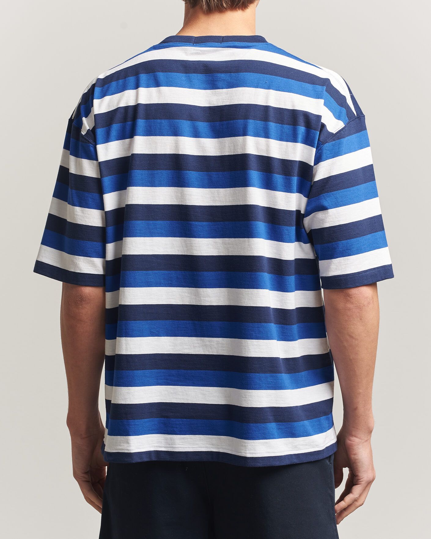 Mies | T-paidat | Polo Ralph Lauren | Striped Pocket Tee Newport Navy Multi