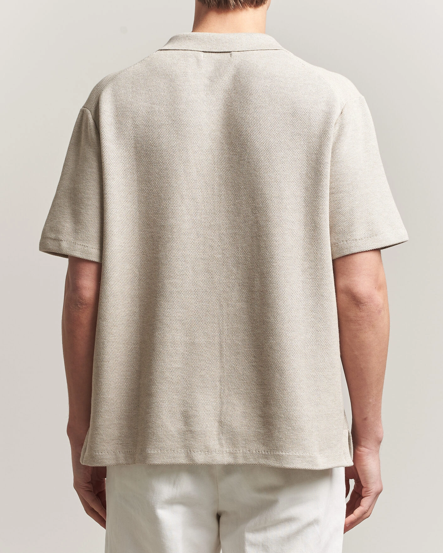 Mies | Kauluspaidat | Polo Ralph Lauren | Textured Camp Collar Cardigan Light Walnut Brown