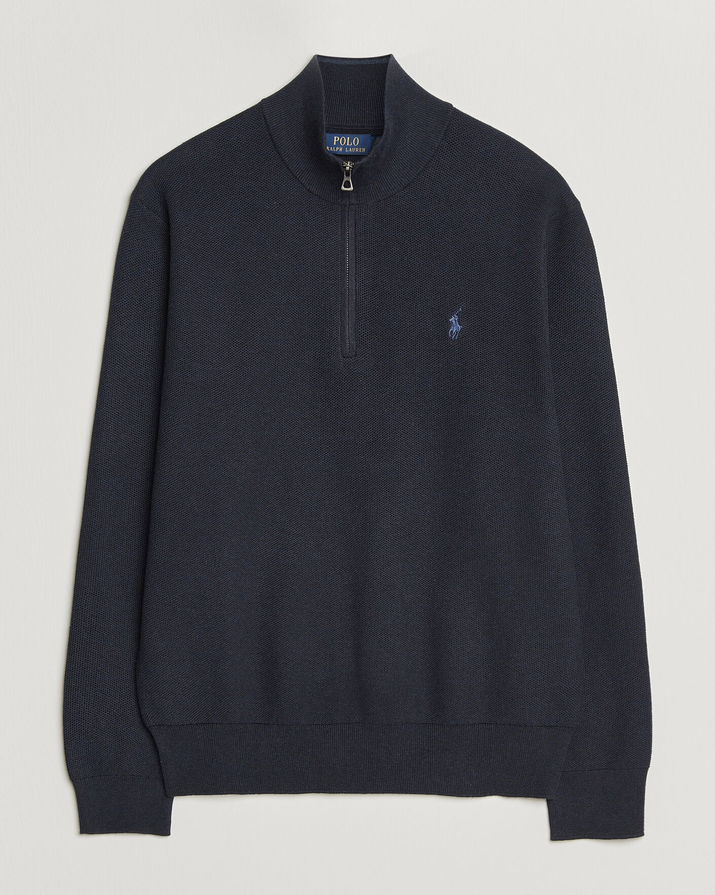 Mies | Puserot | Polo Ralph Lauren | Textued Half-Zip Navy Heather
