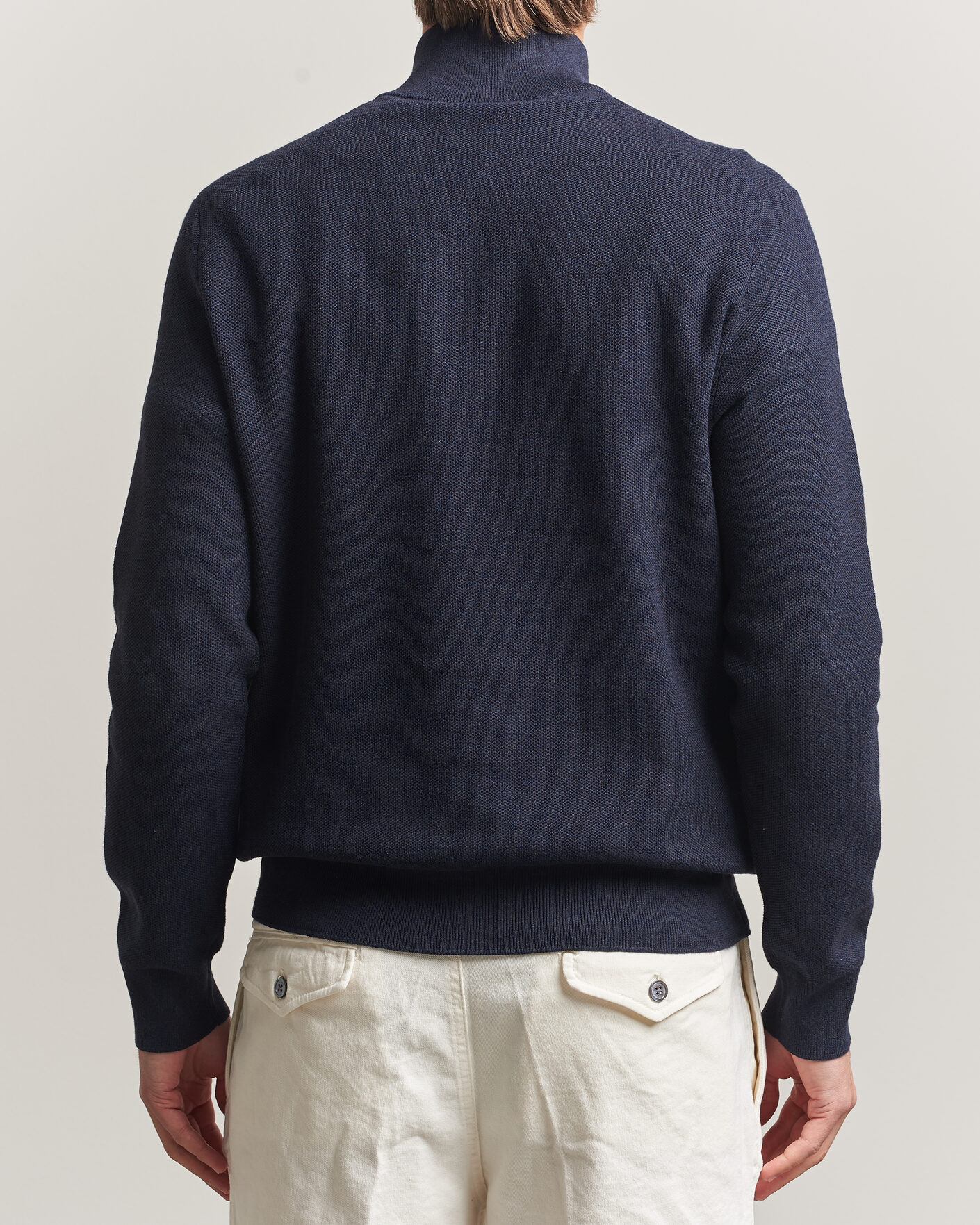 Mies | Puserot | Polo Ralph Lauren | Textued Half-Zip Navy Heather
