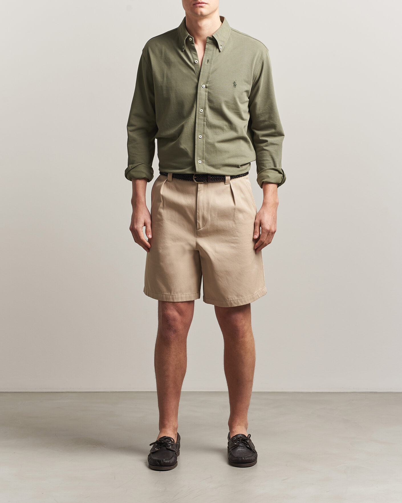 Mies | Kauluspaidat | Polo Ralph Lauren | Featherweight Mesh Shirt Cruise Olive