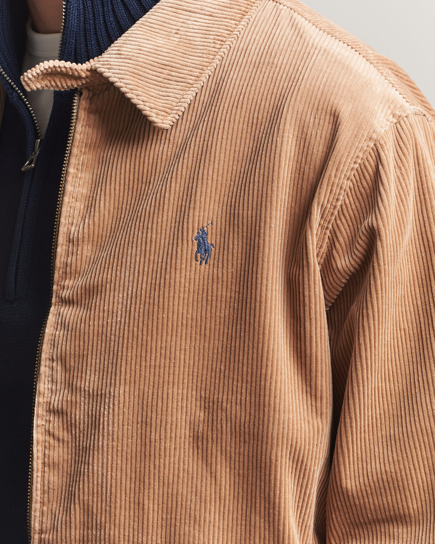 Mies | Takit | Polo Ralph Lauren | Wale Corduroy Windbreaker Vintage Khaki