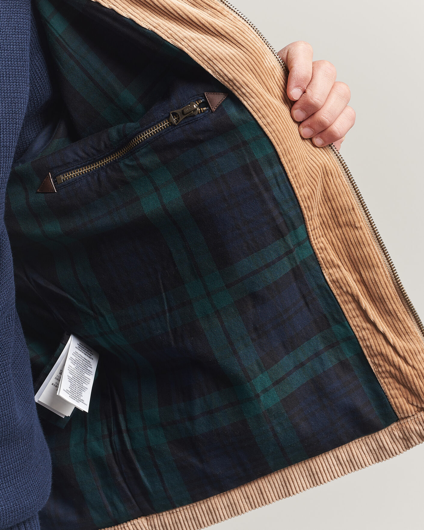 Mies | Takit | Polo Ralph Lauren | Wale Corduroy Windbreaker Vintage Khaki
