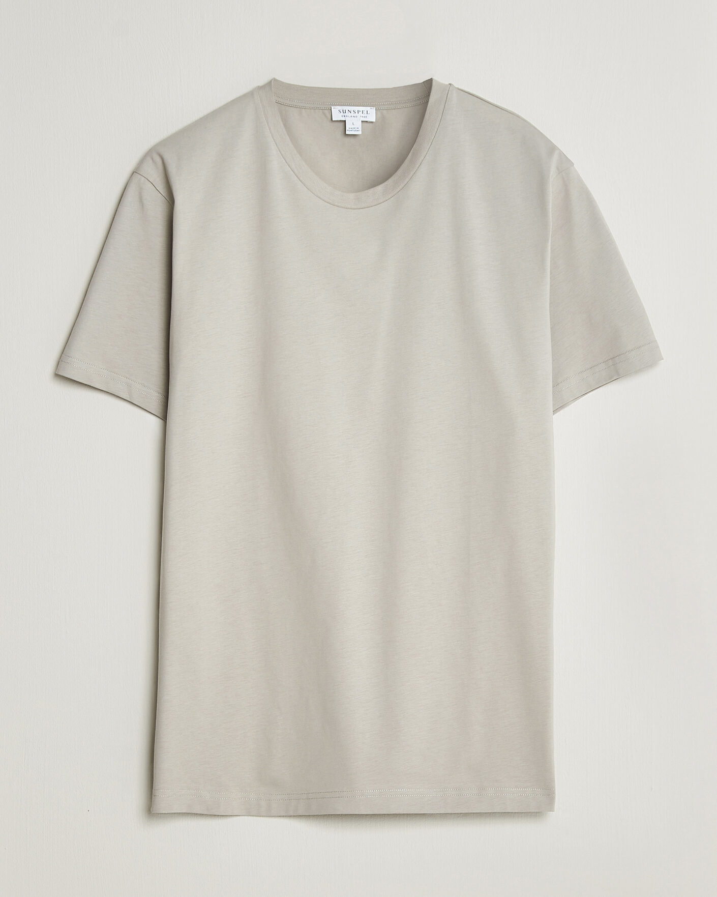 Mies | T-paidat | Sunspel | Riviera Midweight T-Shirt Ash