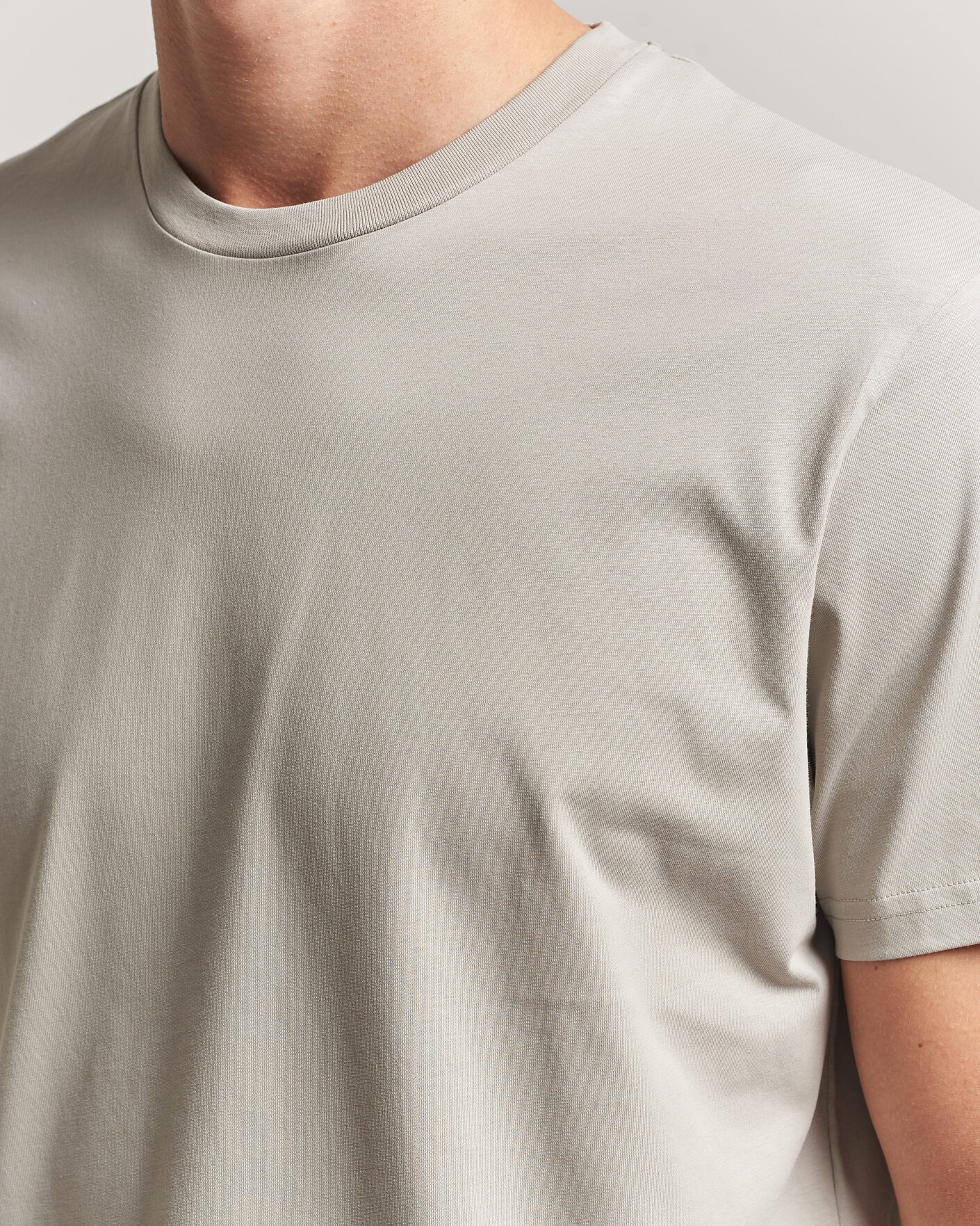 Mies | T-paidat | Sunspel | Riviera Midweight T-Shirt Ash