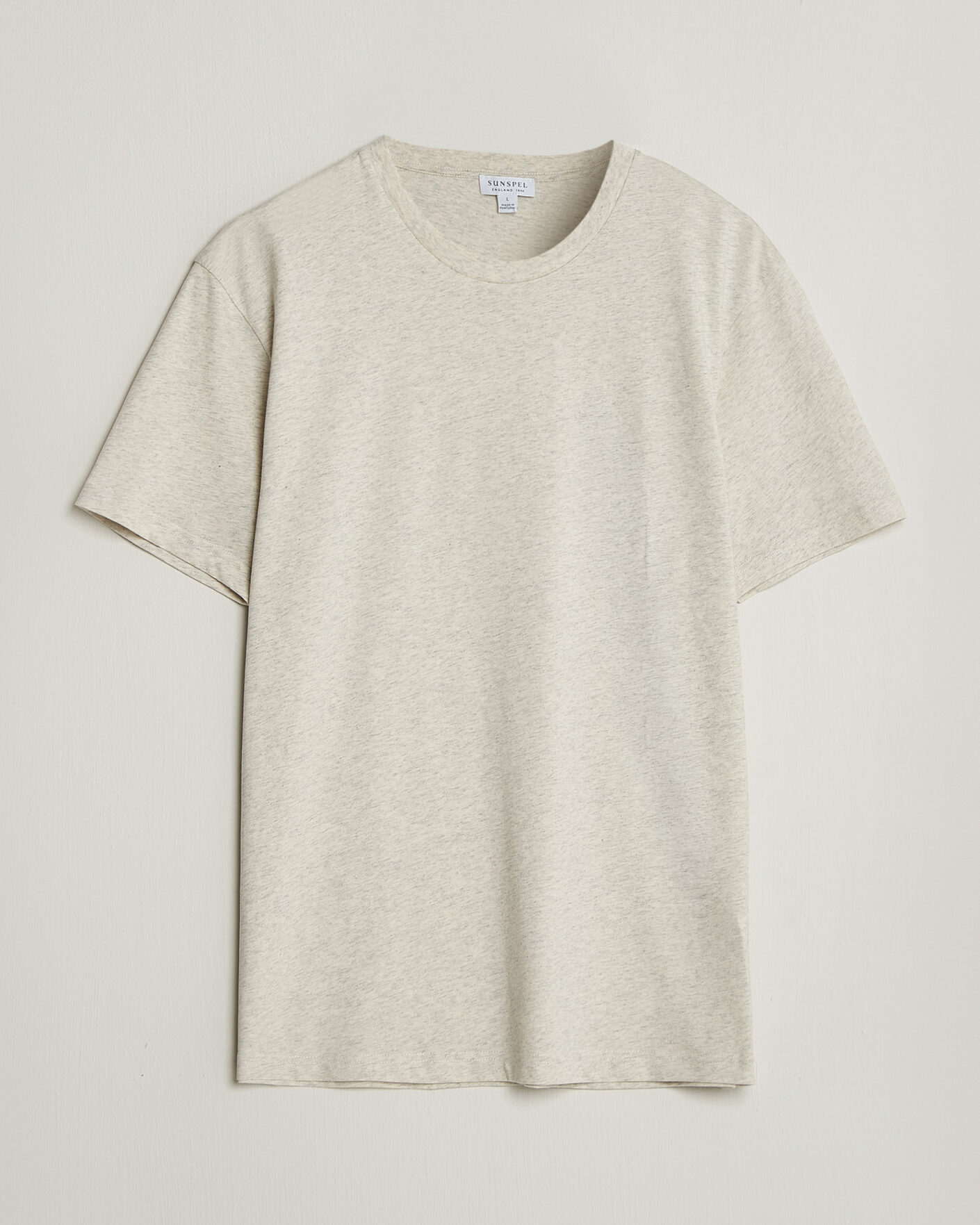 Mies | T-paidat | Sunspel | Riviera Midweight T-Shirt Archive White