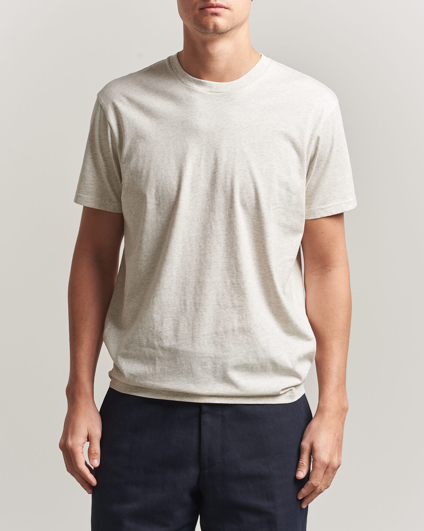 Mies | T-paidat | Sunspel | Riviera Midweight T-Shirt Archive White