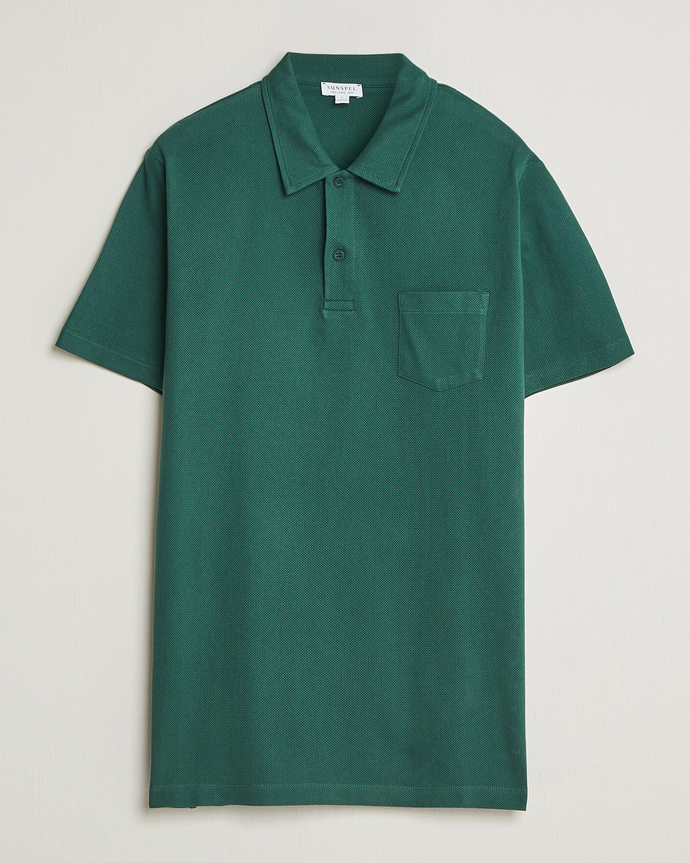 Mies | Pikeet | Sunspel | Riviera Polo Shirt Forest Green