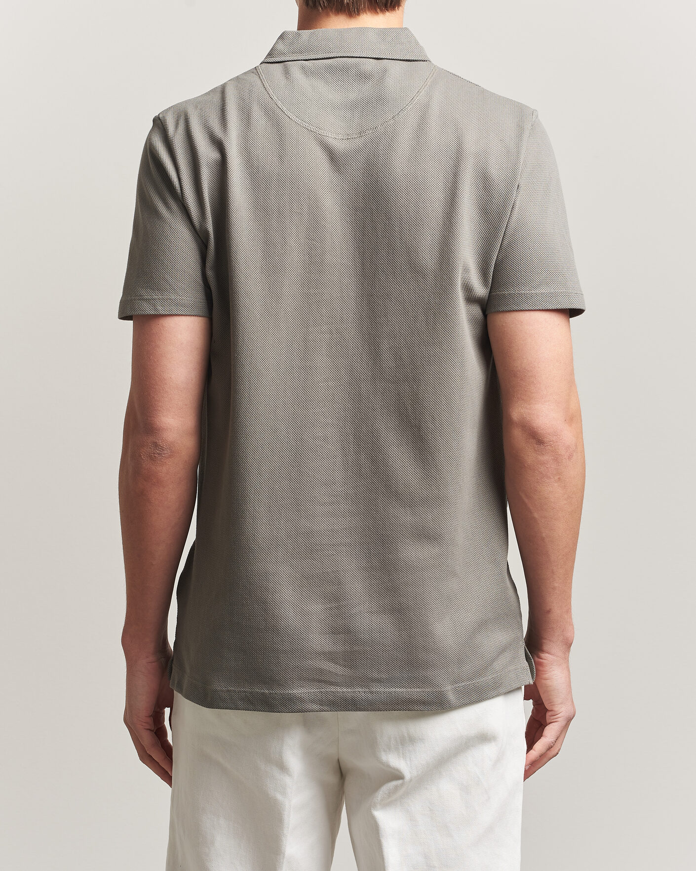 Mies | Pikeet | Sunspel | Riviera Polo Shirt Fossil Grey