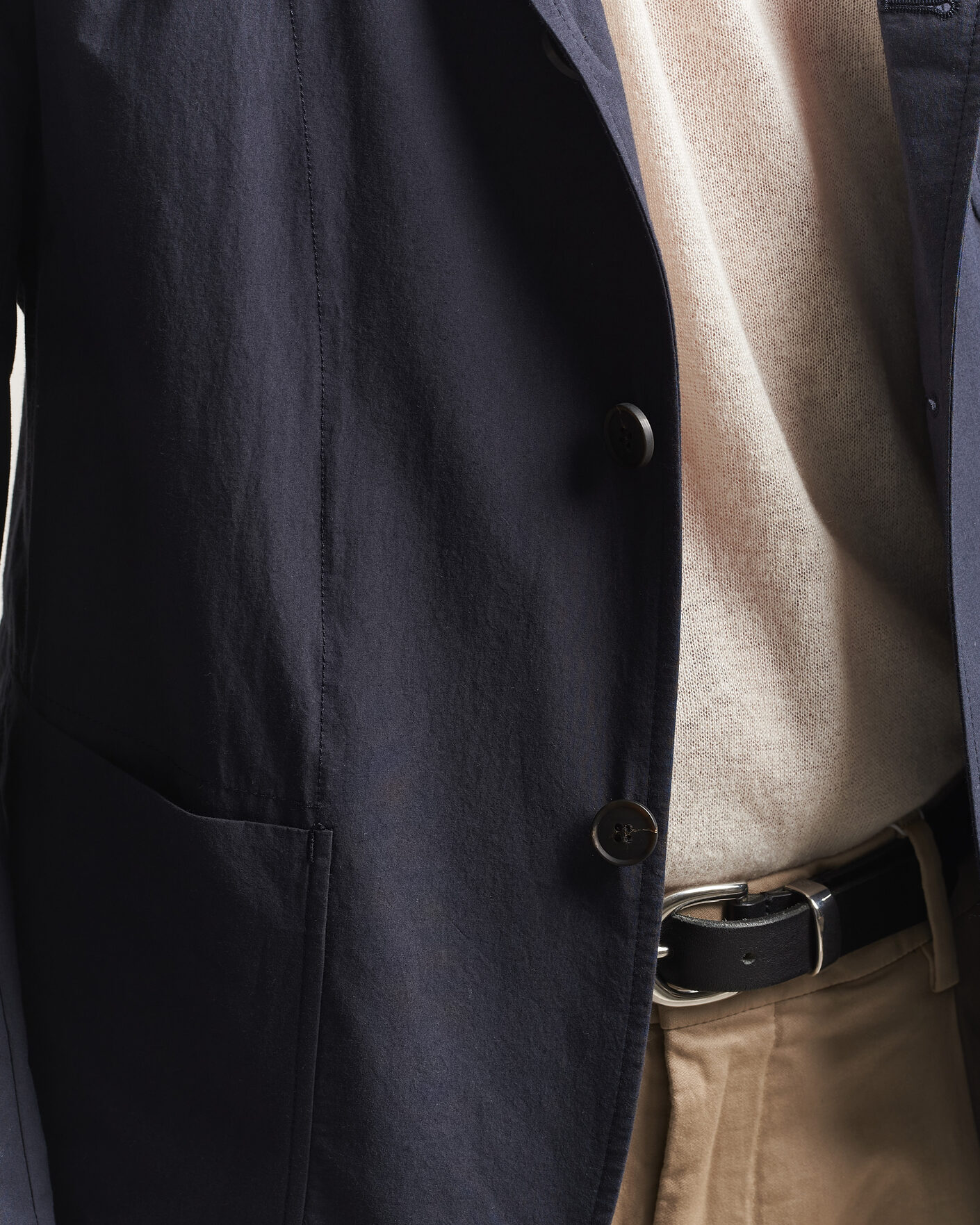 Mies | Pikkutakit | Sunspel | Lightweight Poplin Jacket Blazer Navy
