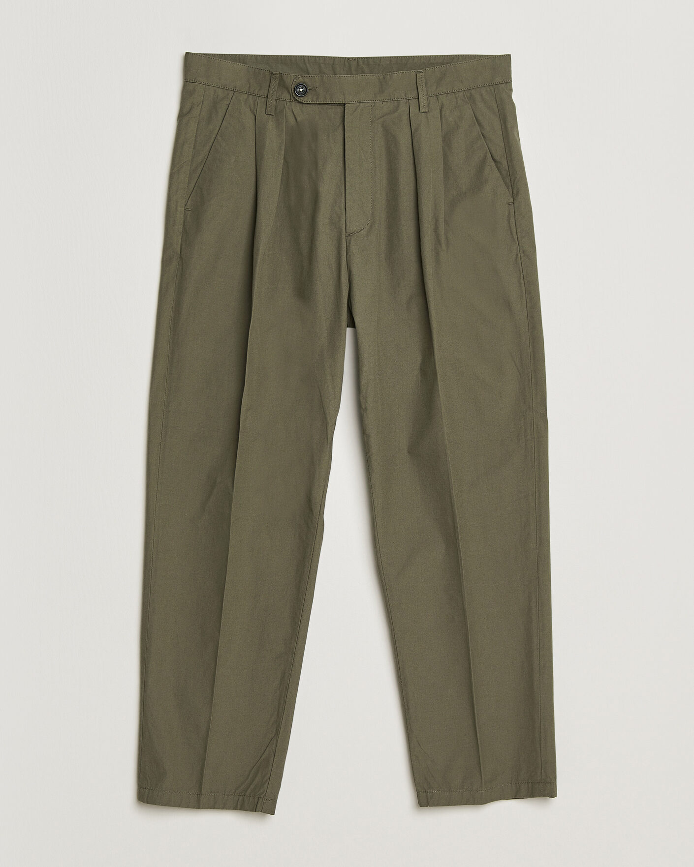 Mies | Housut | Massimo Alba | Stan Pleated Chinos Military