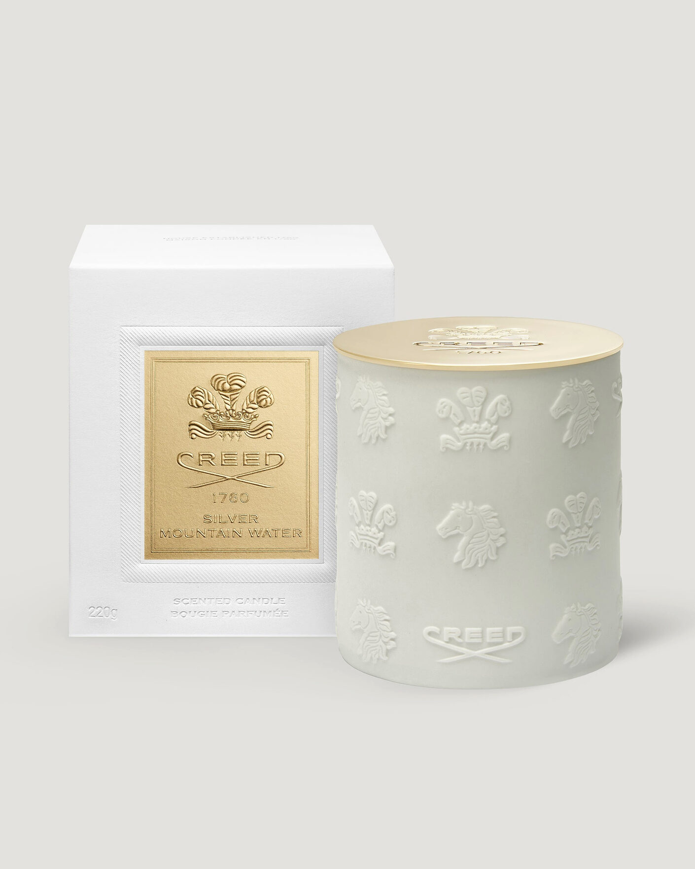 Mies | Tuoksukynttilät | Creed | Silver Mountain Water Porcelain Candle 220g