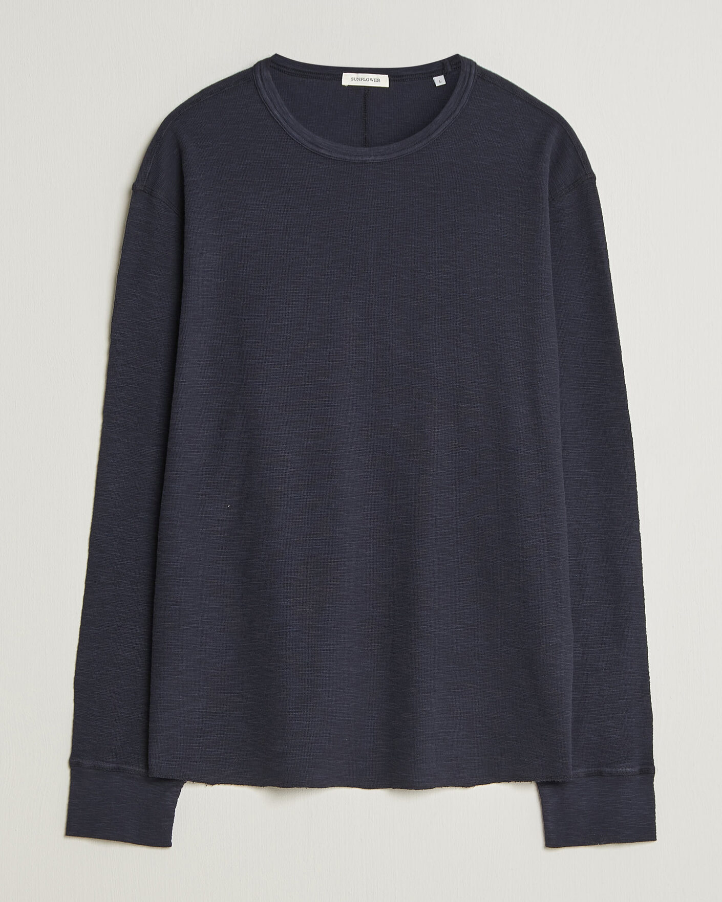 Mies | T-paidat | Sunflower | Long Sleeve Waffle Tee Navy