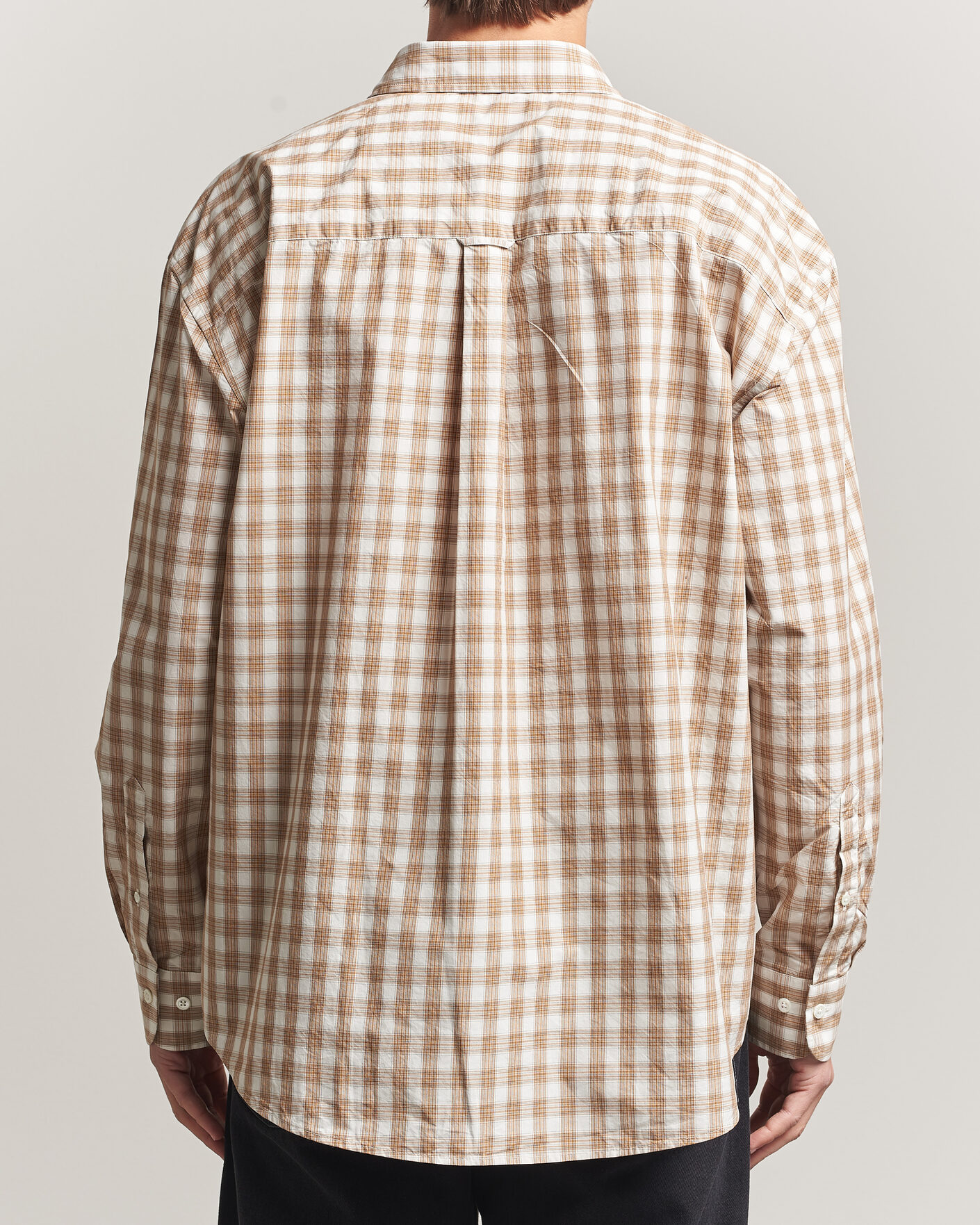 Mies | Kauluspaidat | Sunflower | New Base Shirt Beige Check