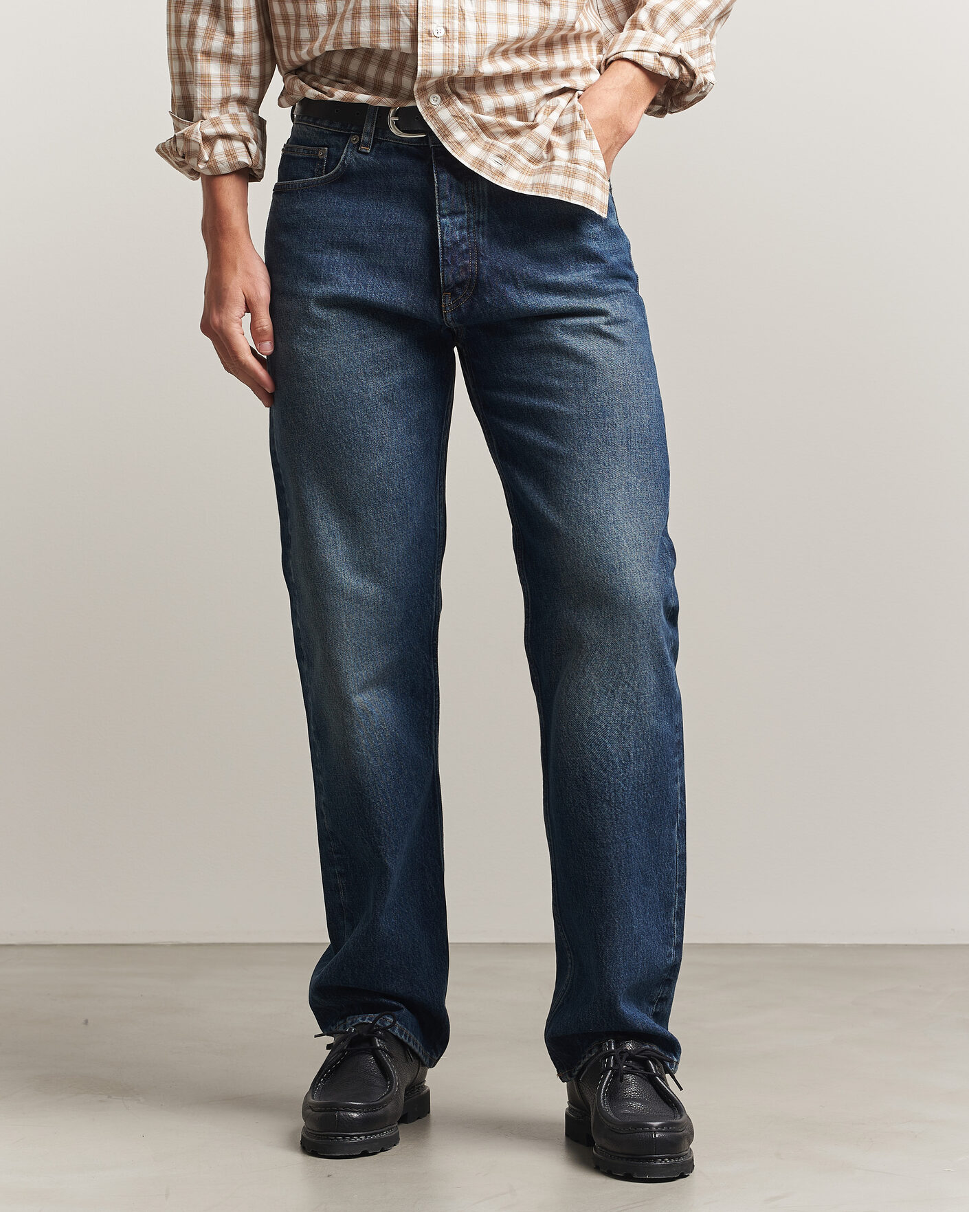 Mies | Housut | Sunflower | New Standard Jeans Dark Blue Worn