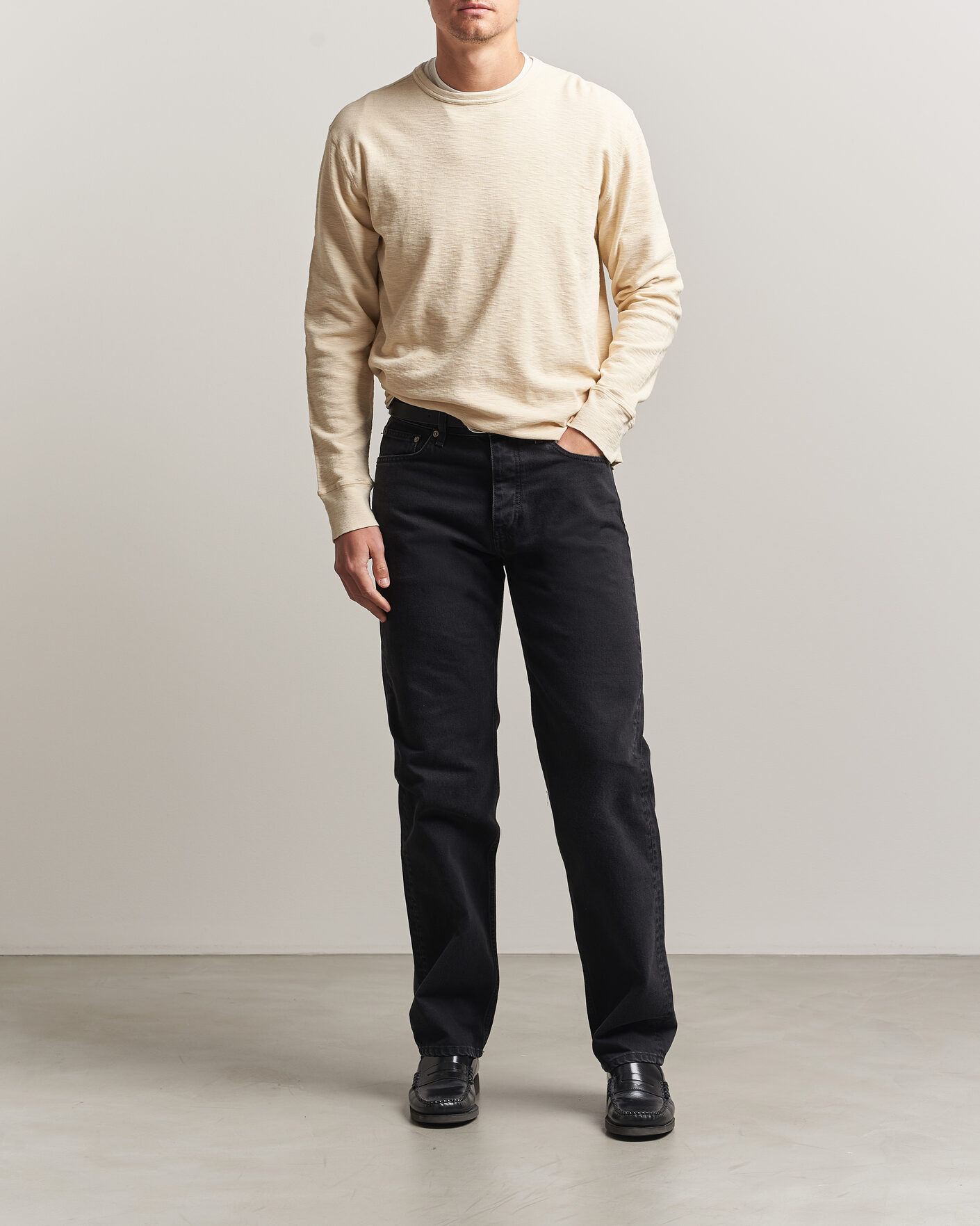 Mies | Farkut | Sunflower | New Standard Jeans Washed Black
