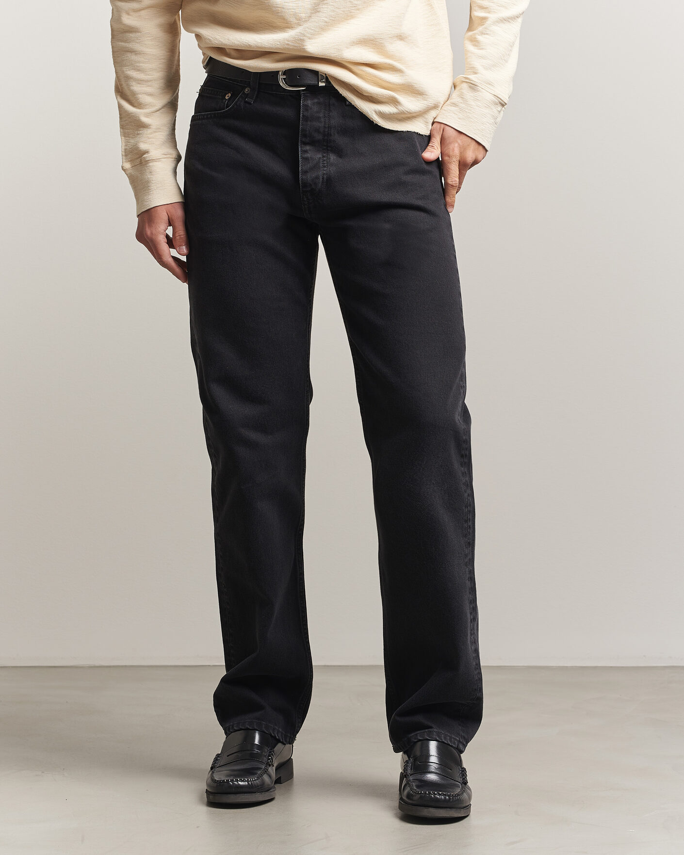 Mies | Housut | Sunflower | New Standard Jeans Washed Black