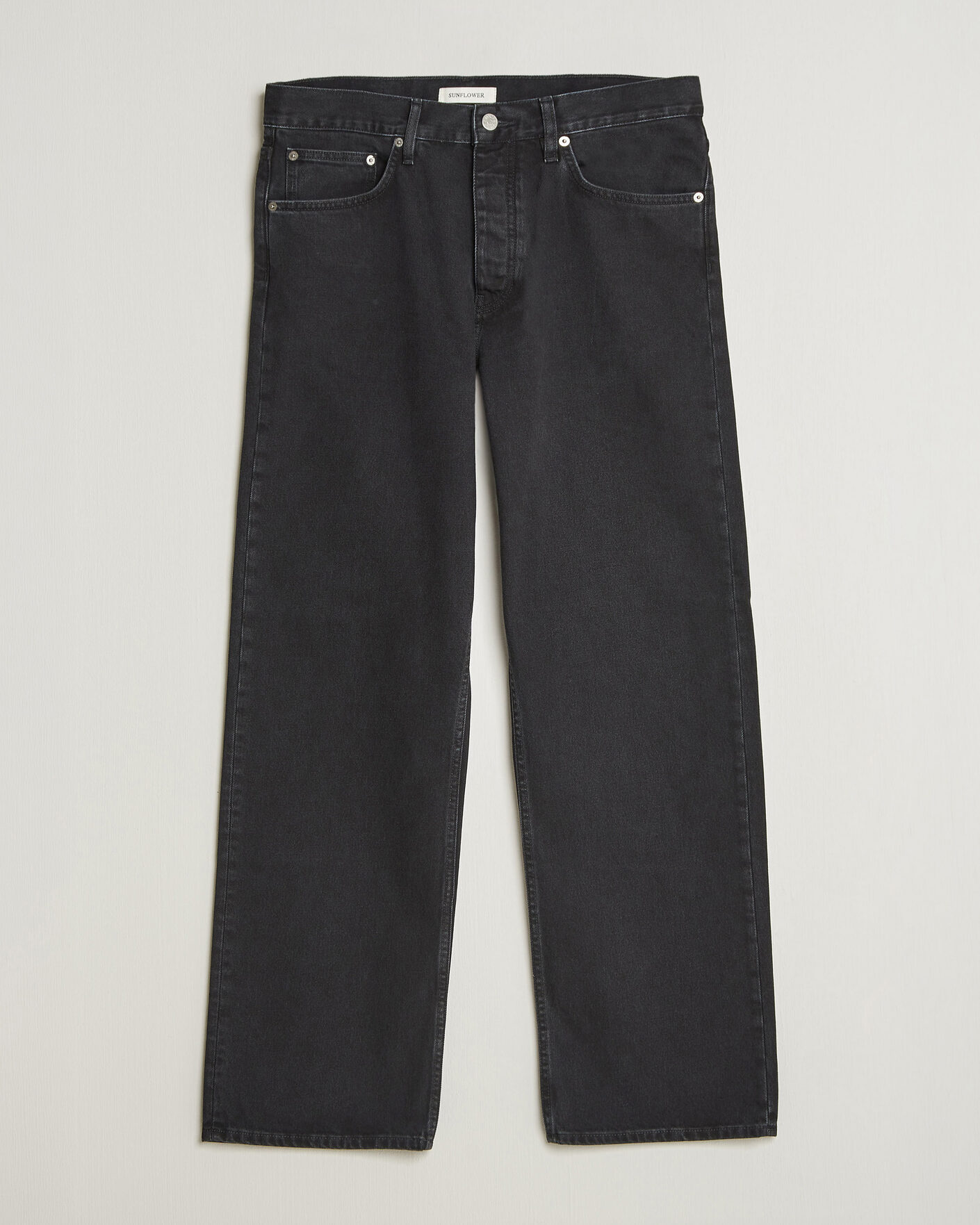 Mies | Housut | Sunflower | Loose Jeans Washed Black