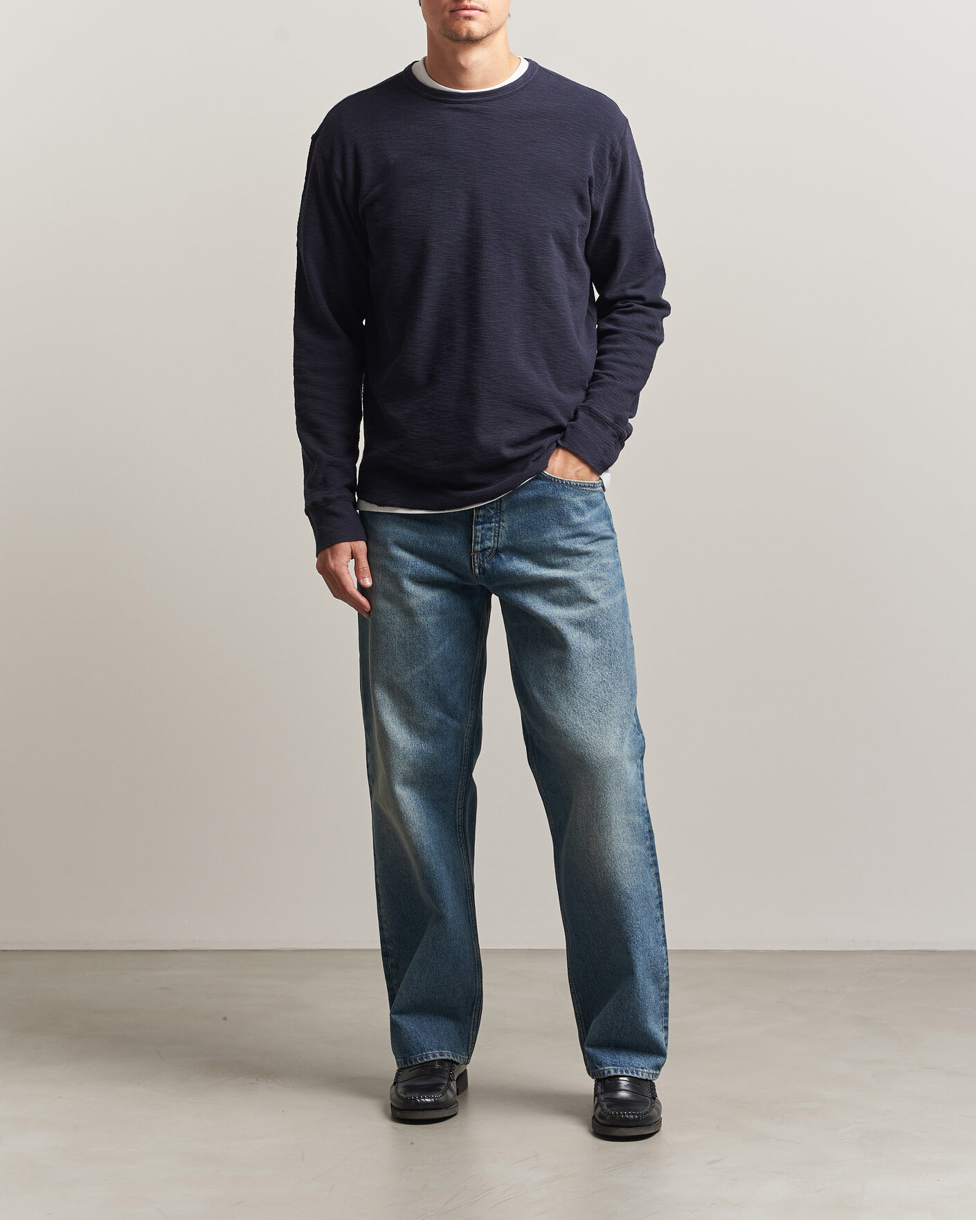 Mies | Housut | Sunflower | Loose Jeans Blue Vintage