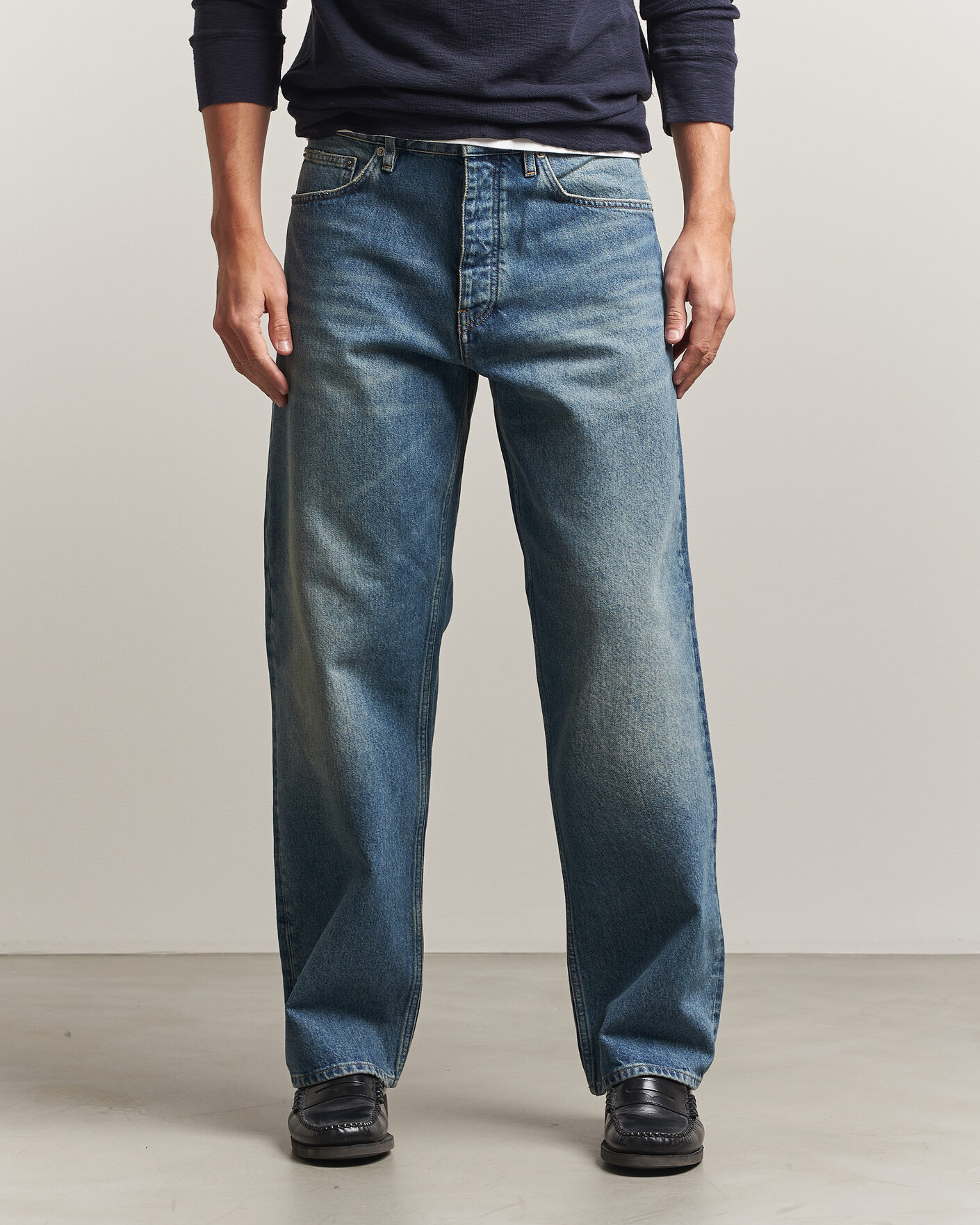 Mies | Housut | Sunflower | Loose Jeans Blue Vintage