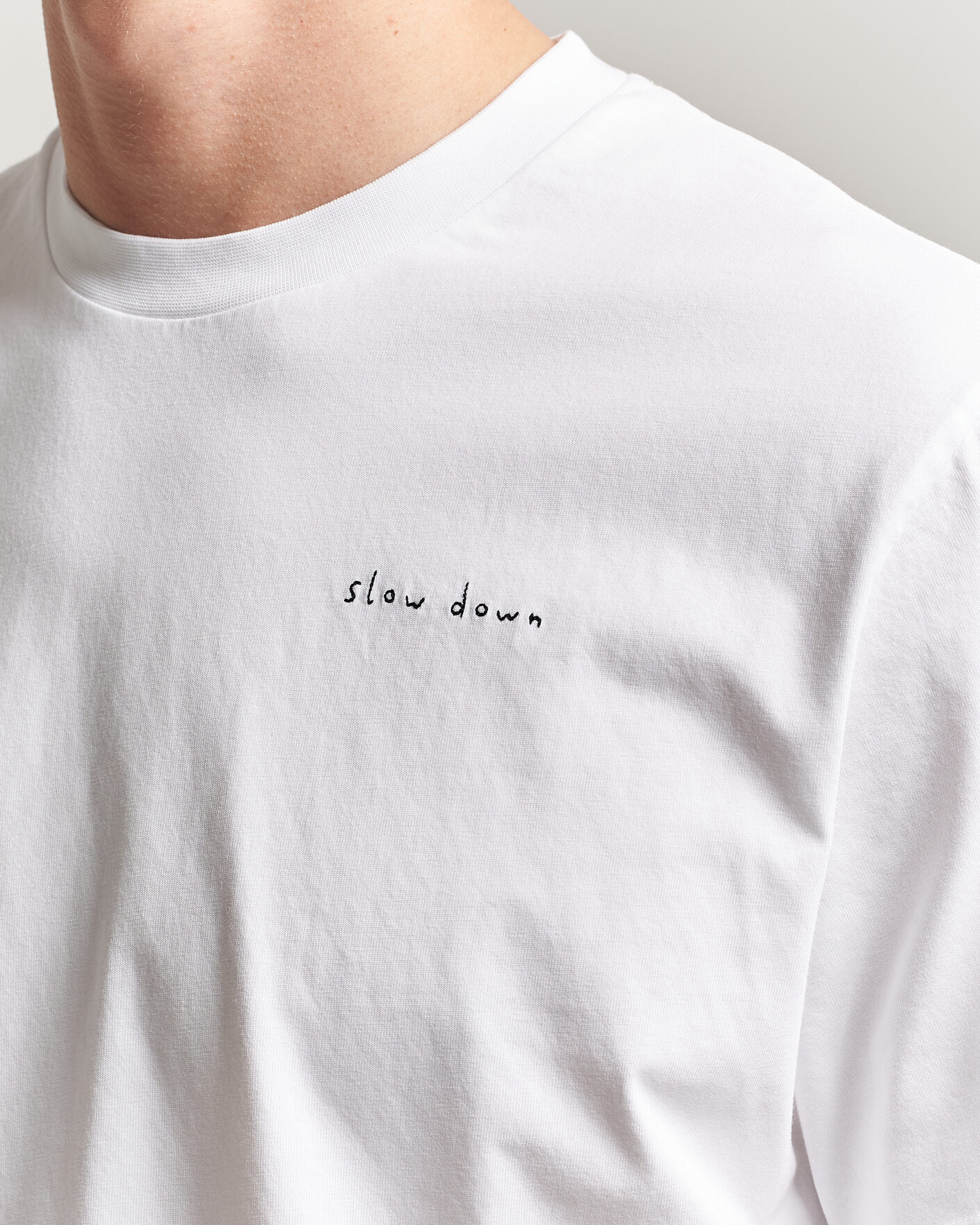 Mies | T-paidat | Forét | Slow Down T-Shirt White