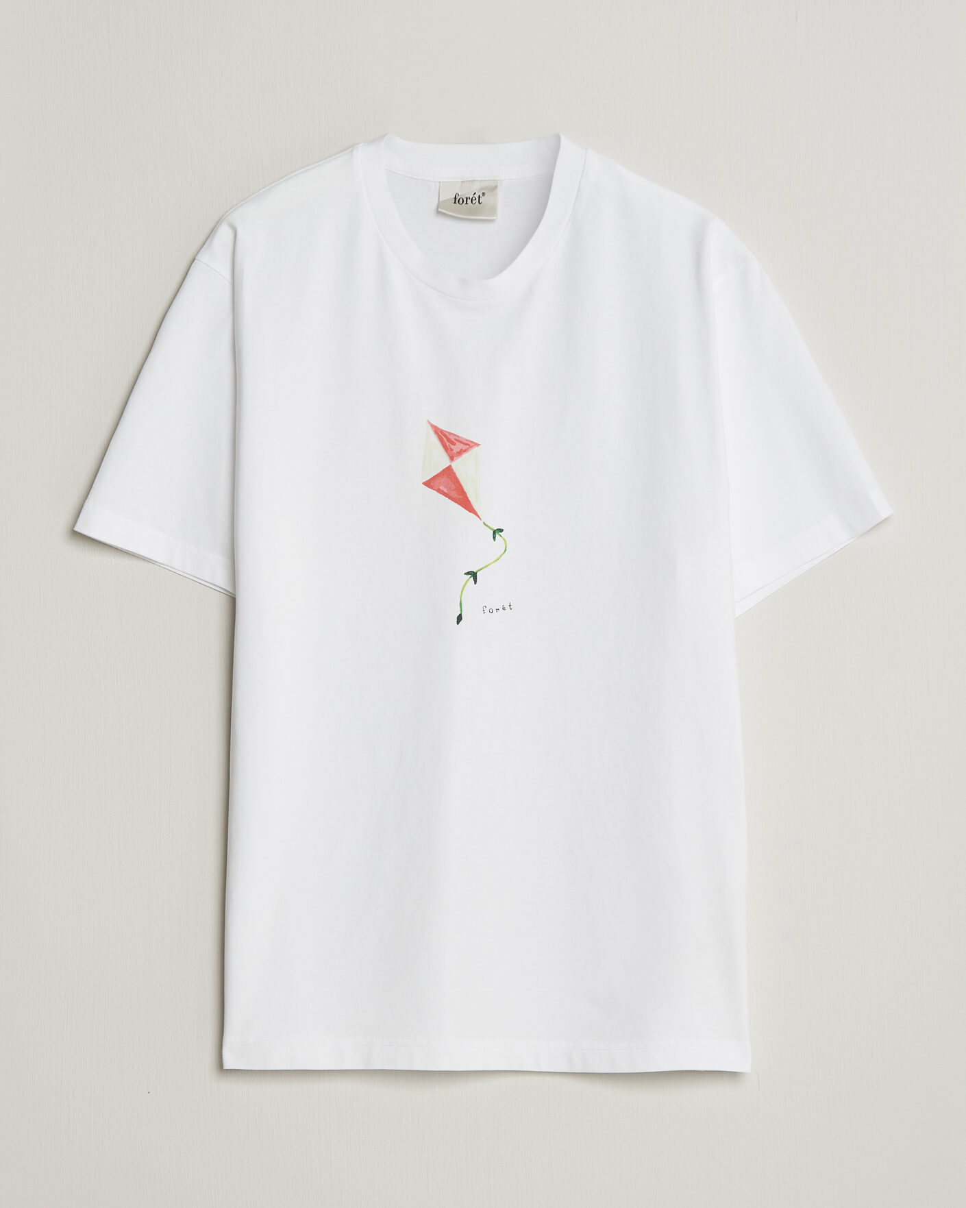 Mies | T-paidat | Forét | Fly T-Shirt White