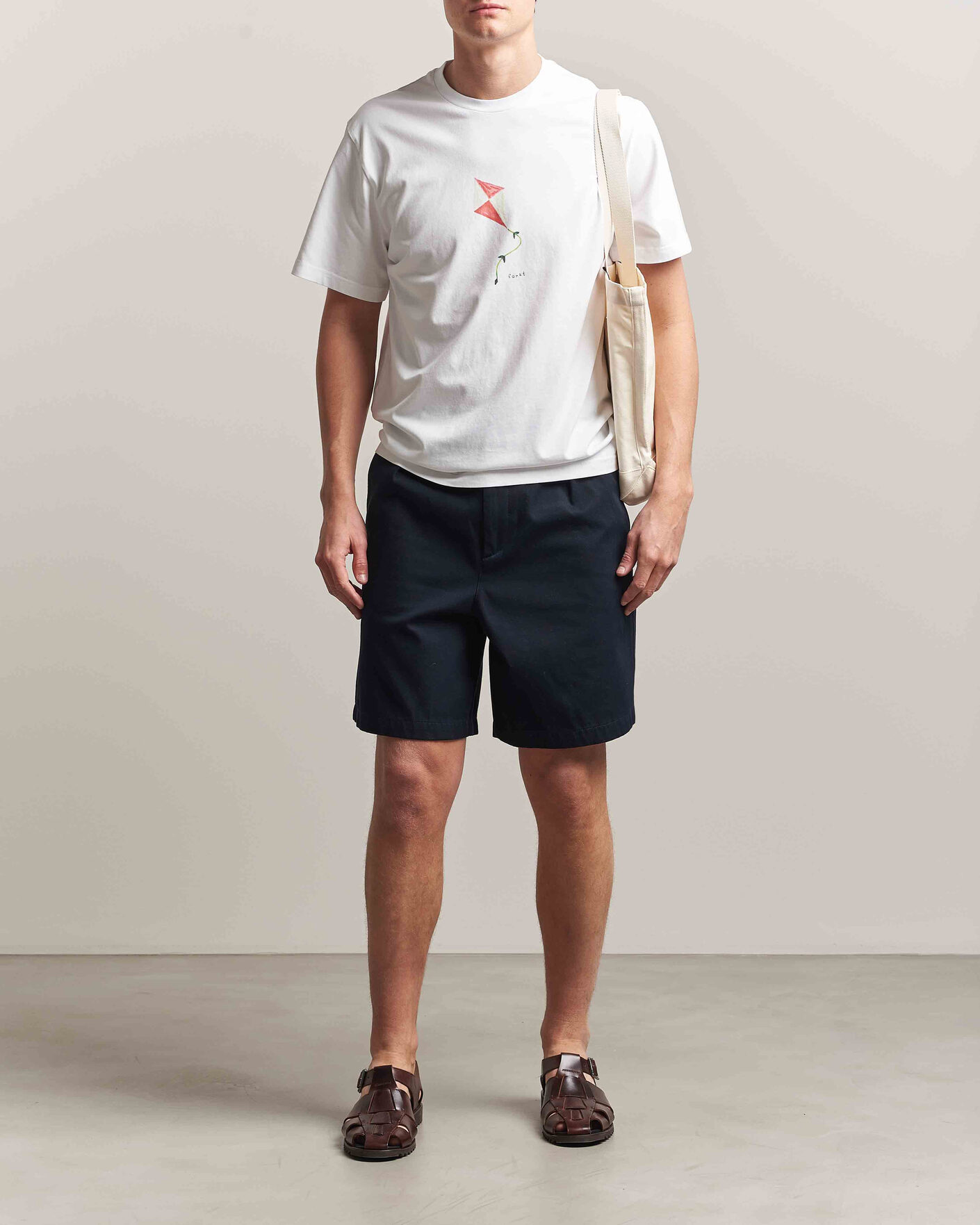 Mies | T-paidat | Forét | Fly T-Shirt White