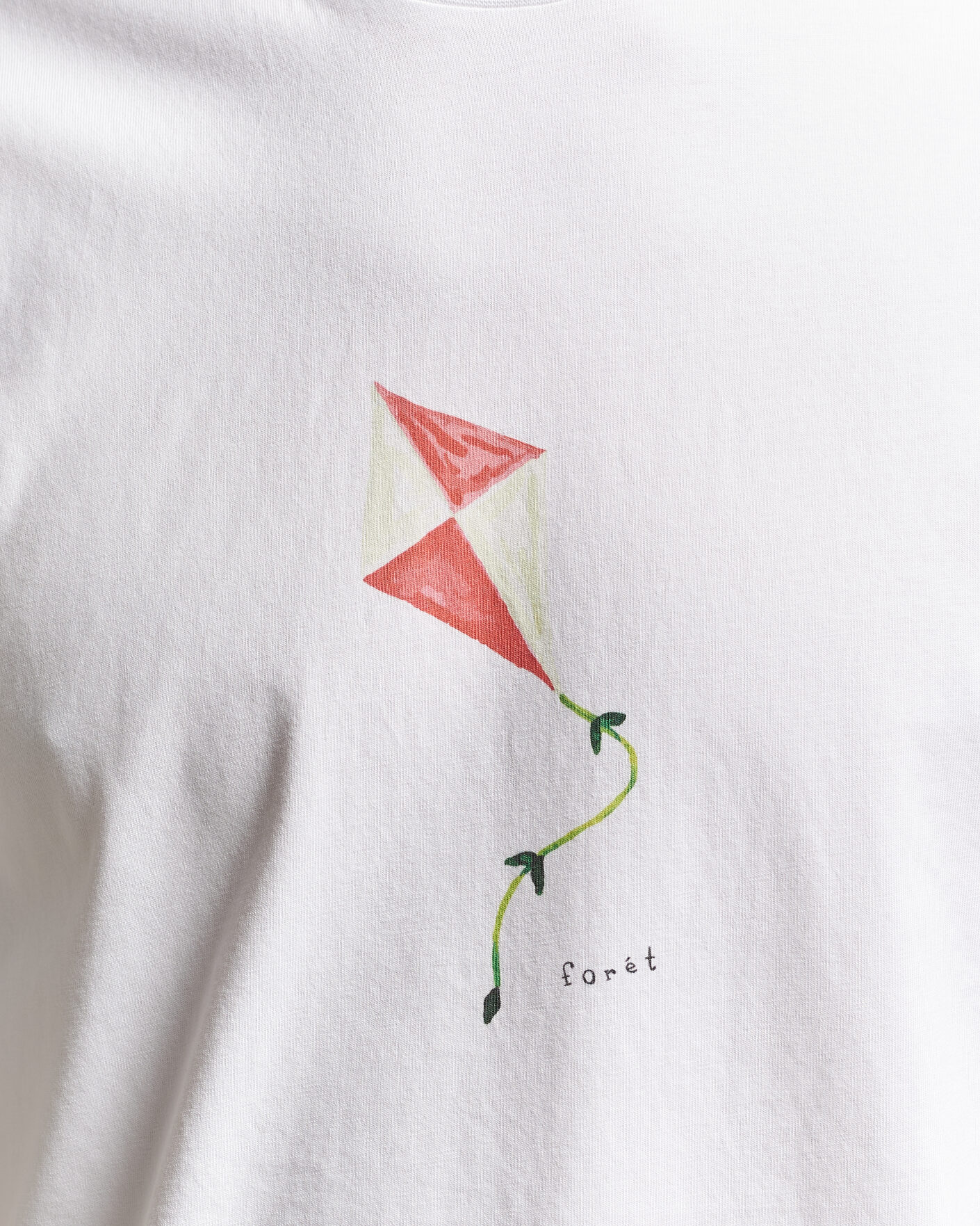 Mies | T-paidat | Forét | Fly T-Shirt White