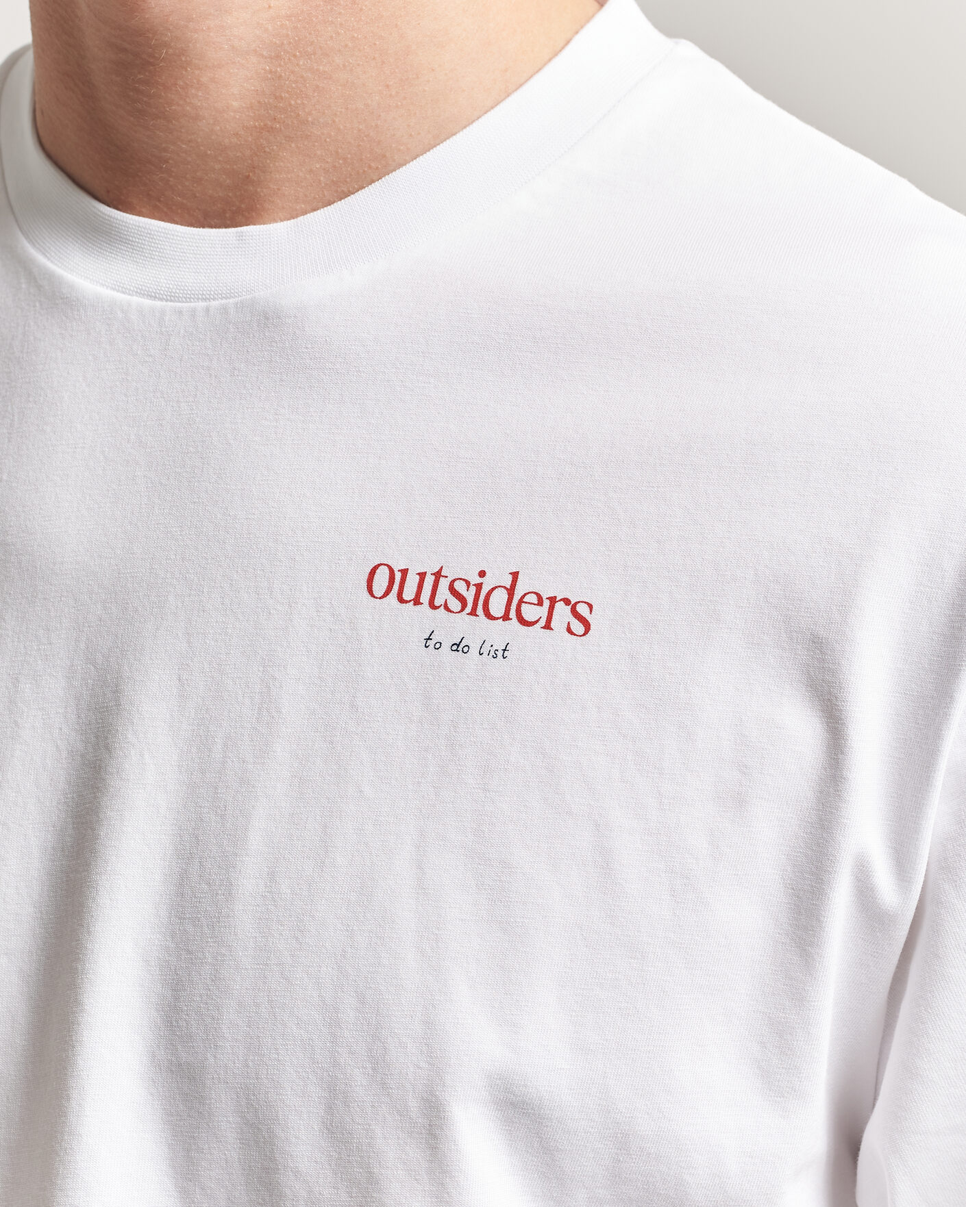 Mies | T-paidat | Forét | To Do Back Print T-Shirt White