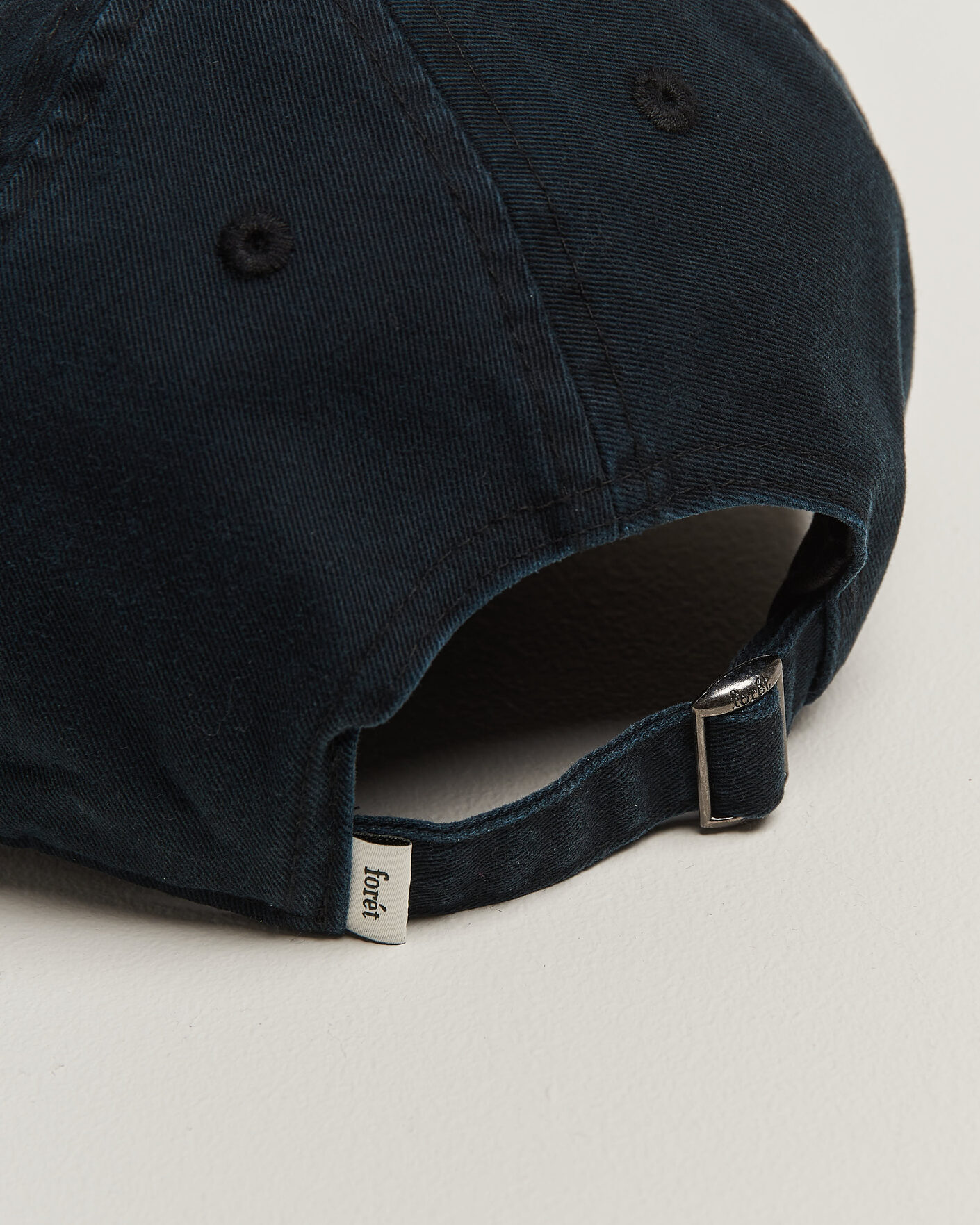 Mies | Forét Slow Down Washed Cap Black | Forét | Slow Down Washed Cap Black