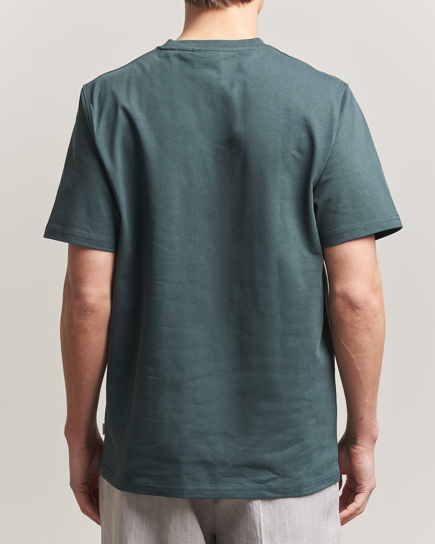 Mies | T-paidat | LES DEUX | Court Printed T-Shirt Pine Green