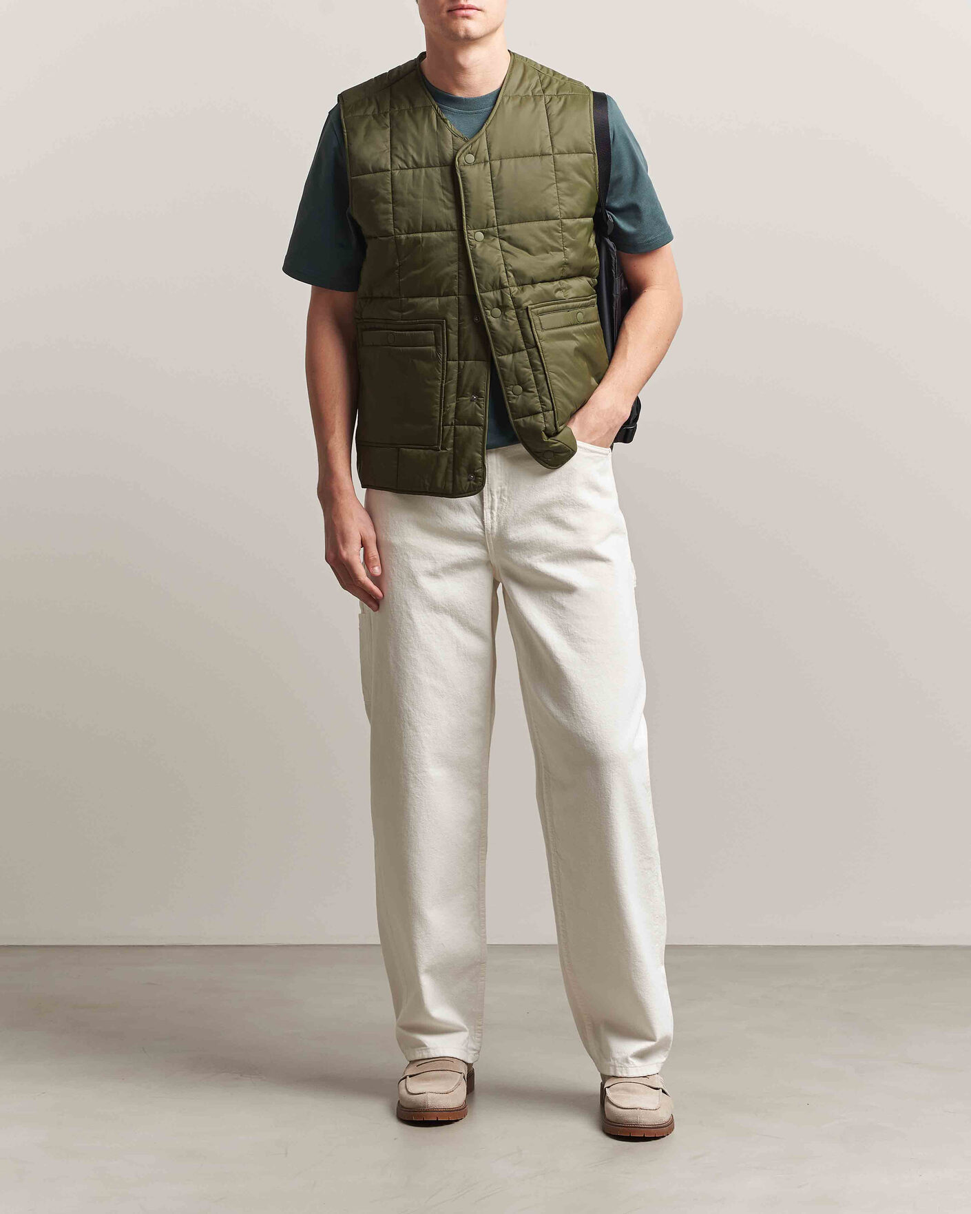 Mies | Farkut | LES DEUX | Carpenter Jeans Light Ivory