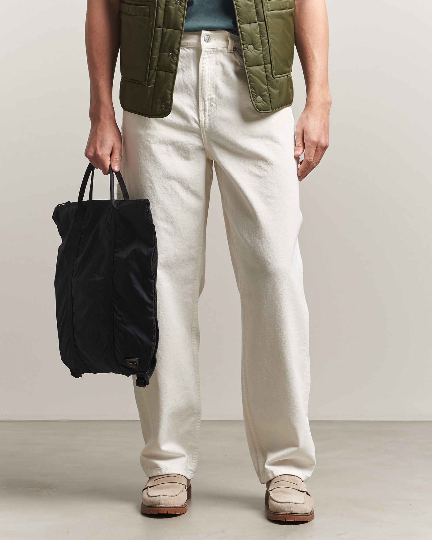 Mies | Farkut | LES DEUX | Carpenter Jeans Light Ivory