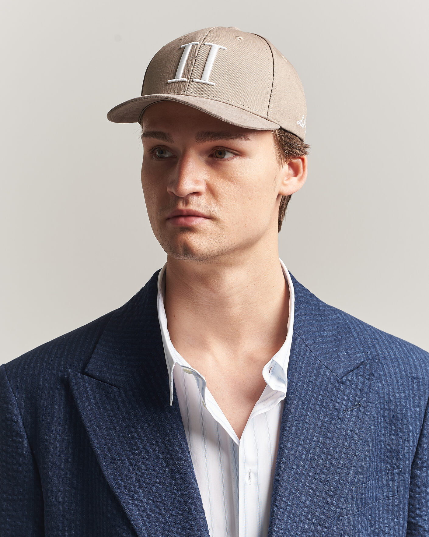 Mies | Päähineet | LES DEUX | Baseball Cap Suede II Desert Taupe Beige