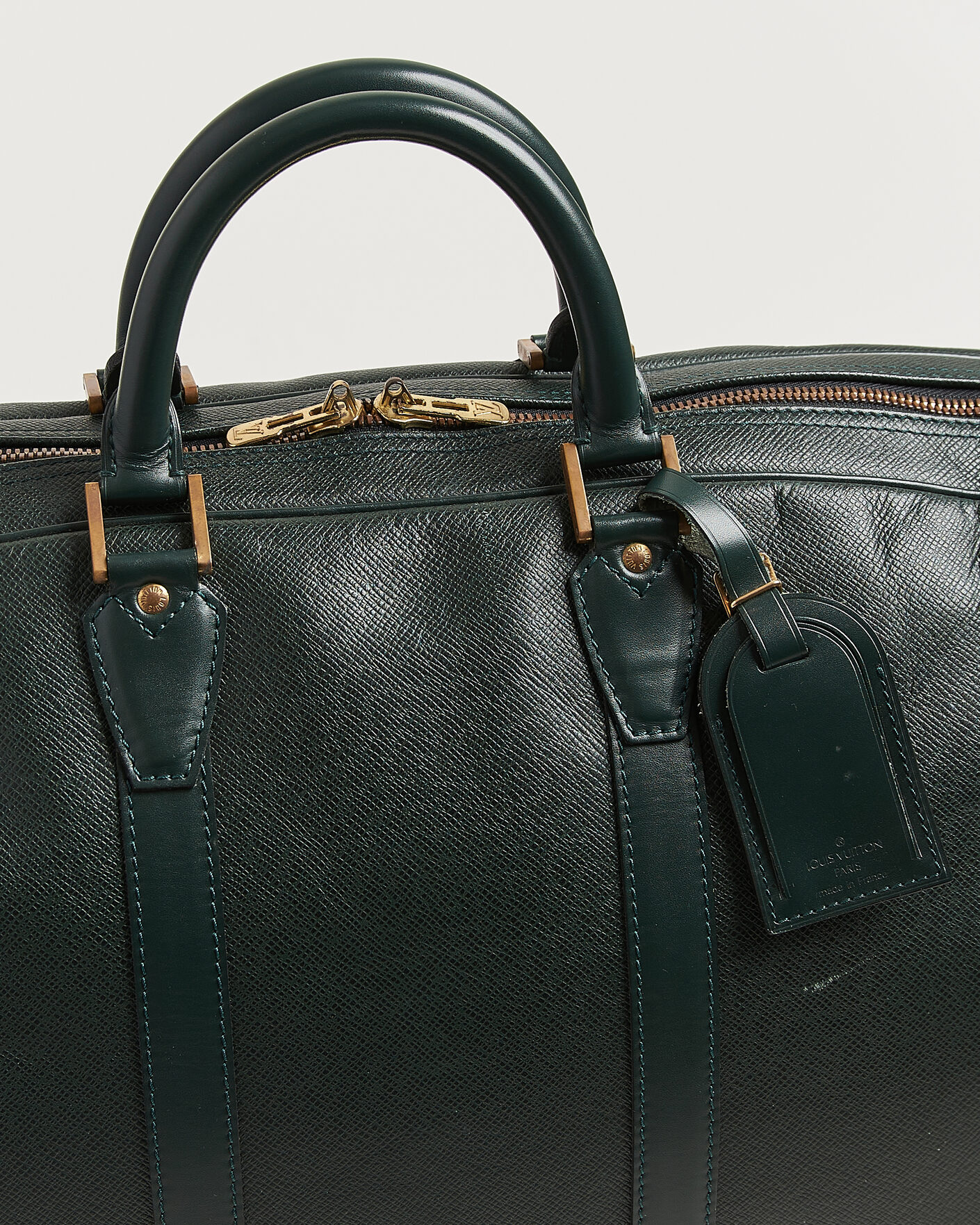 Mies | Pre-Owned & Vintage Bags | Louis Vuitton Pre-Owned | Taiga Kendall GM Bag Green