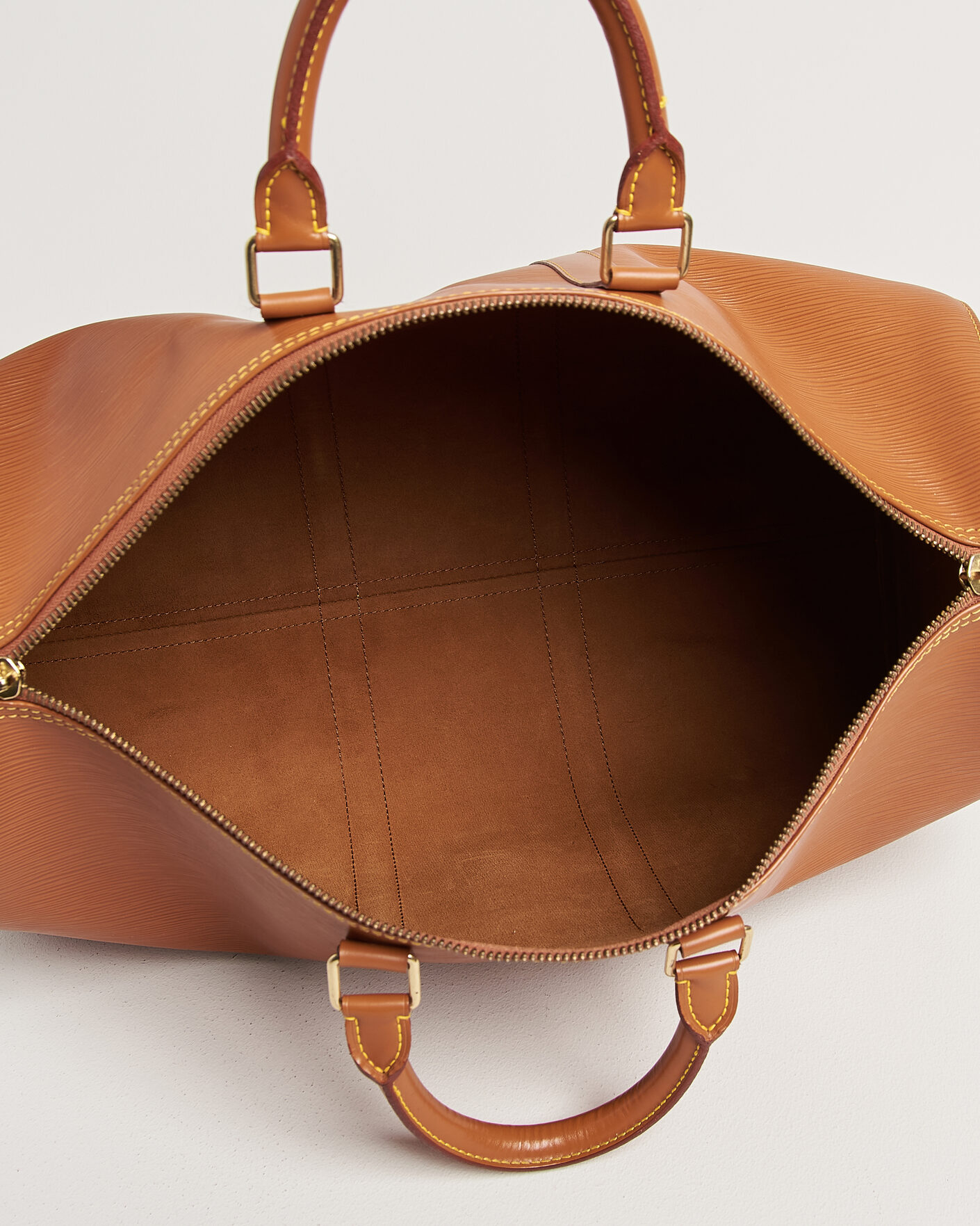 Mies | Pre-Owned & Vintage Bags | Louis Vuitton Pre-Owned | Keepall Epi Leather 45 Brown