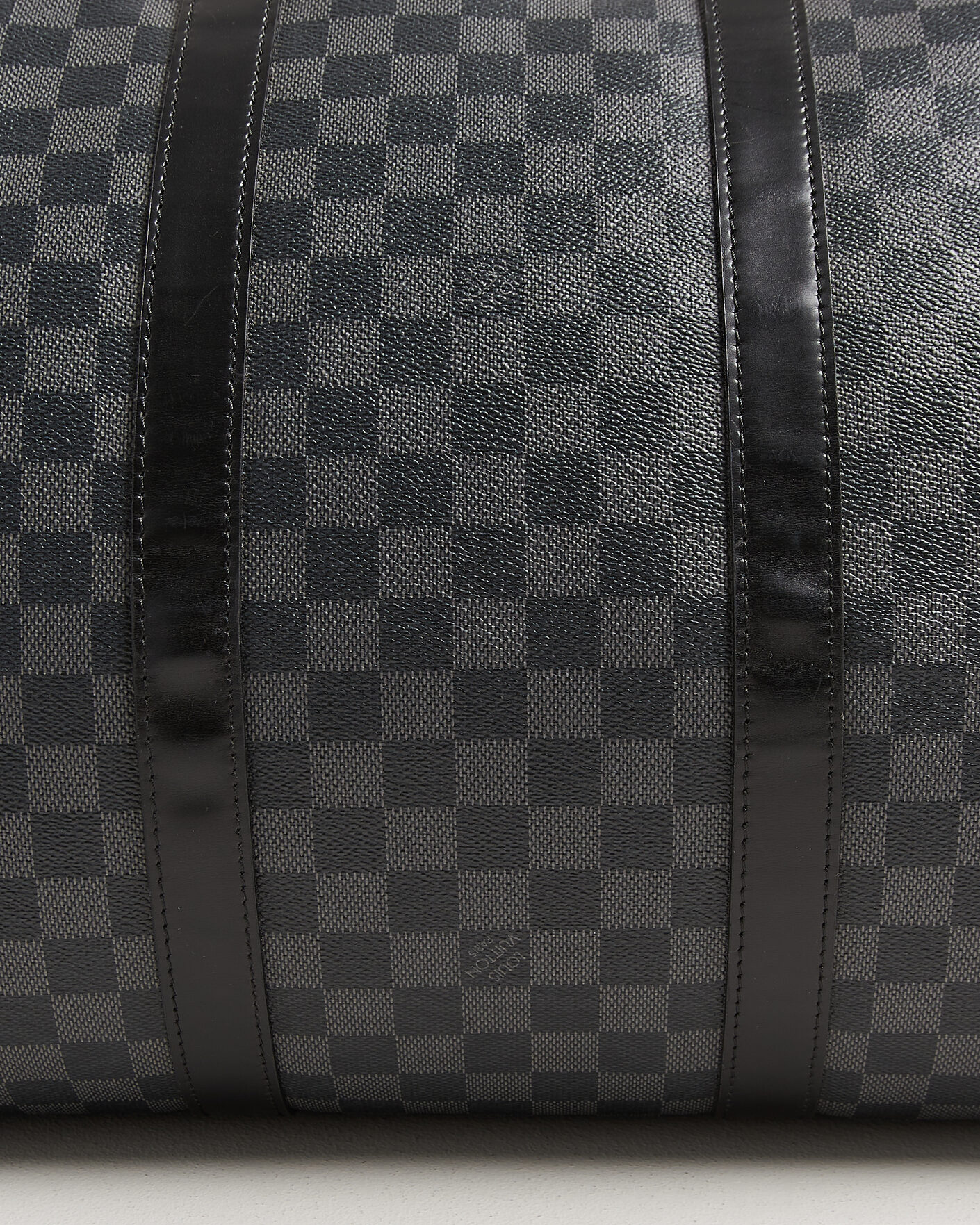 Mies | Pre-Owned & Vintage Bags | Louis Vuitton Pre-Owned | Keepall Bandouliére 55 Damier Graphite