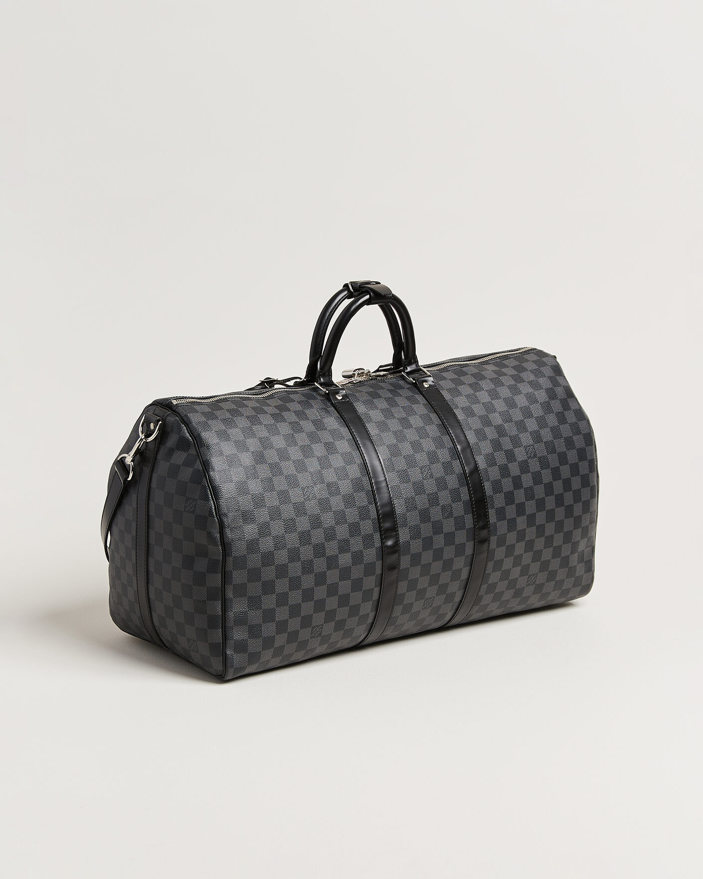 Mies | Pre-Owned & Vintage Bags | Louis Vuitton Pre-Owned | Keepall Bandouliére 55 Damier Graphite