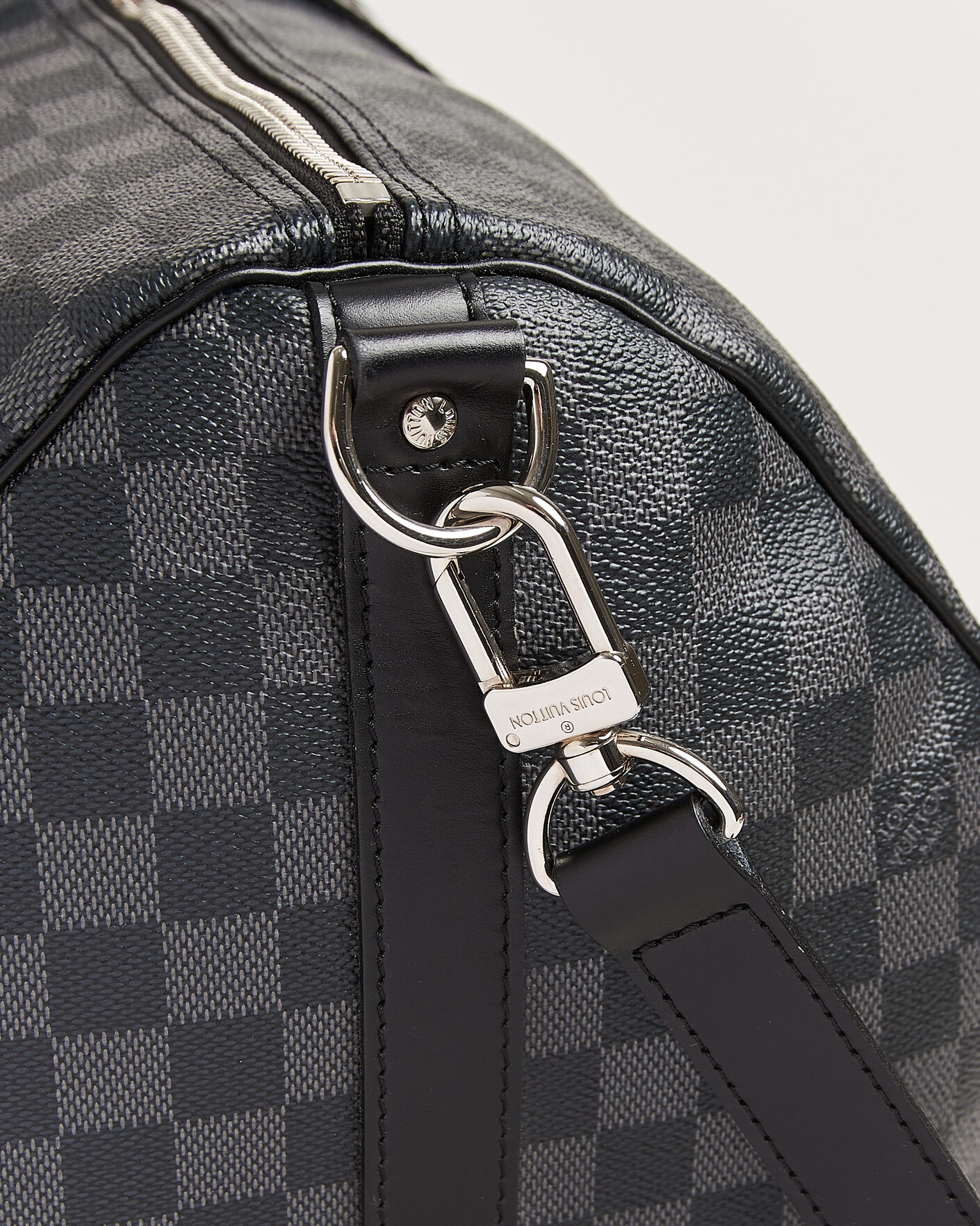 Mies | Pre-Owned & Vintage Bags | Louis Vuitton Pre-Owned | Keepall Bandouliére 55 Damier Graphite