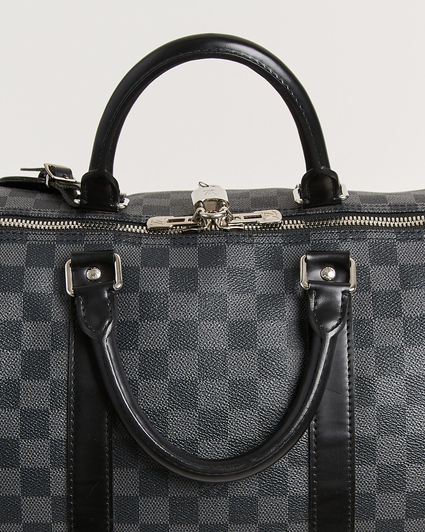 Mies | Pre-Owned & Vintage Bags | Louis Vuitton Pre-Owned | Keepall Bandouliére 55 Damier Graphite