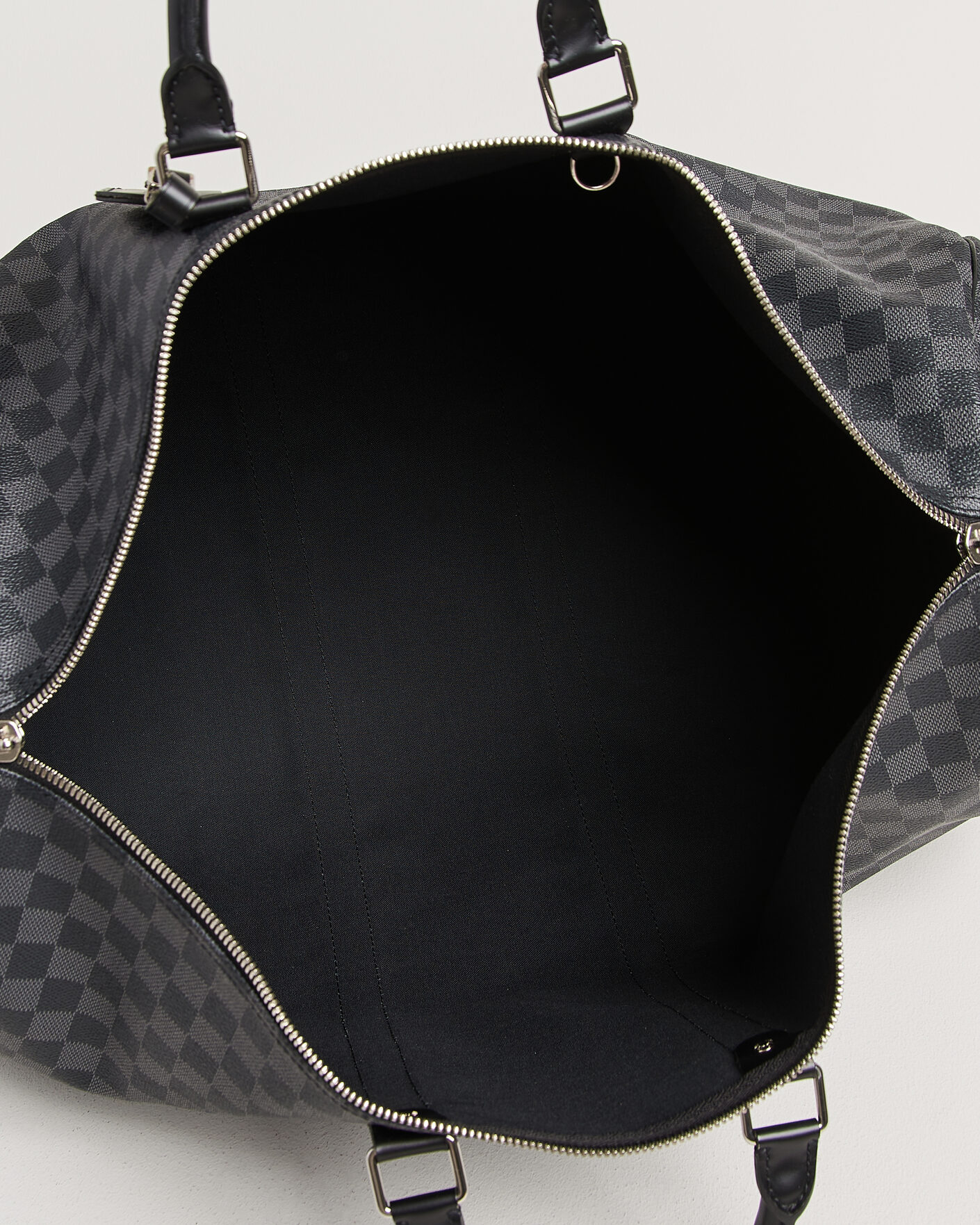 Mies | Pre-Owned & Vintage Bags | Louis Vuitton Pre-Owned | Keepall Bandouliére 55 Damier Graphite