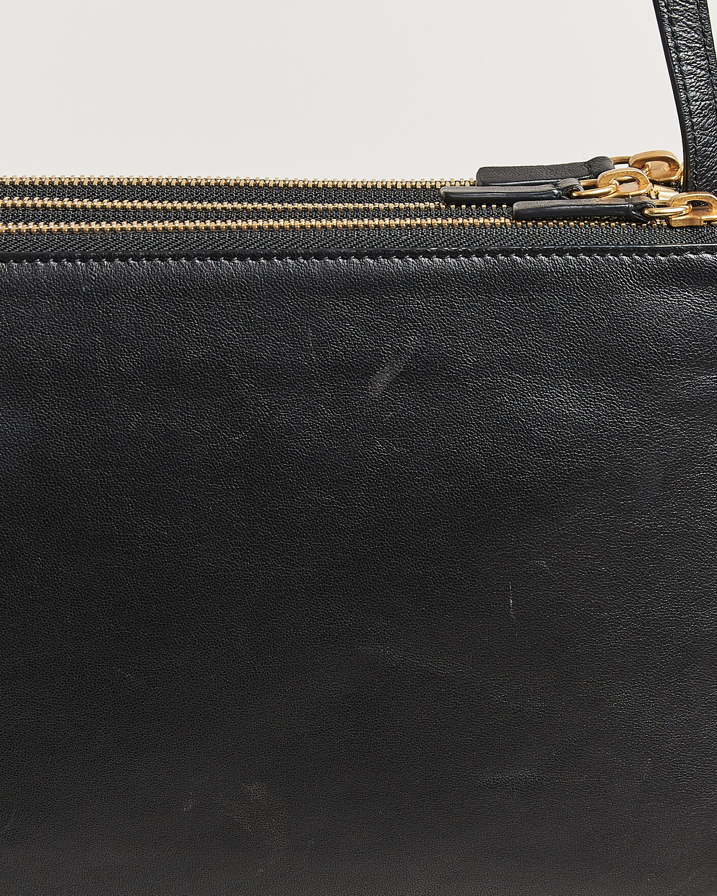 Mies | Pre-Owned & Vintage Bags | Celine Pre-Owned | Trio Bag Medium Leather Black