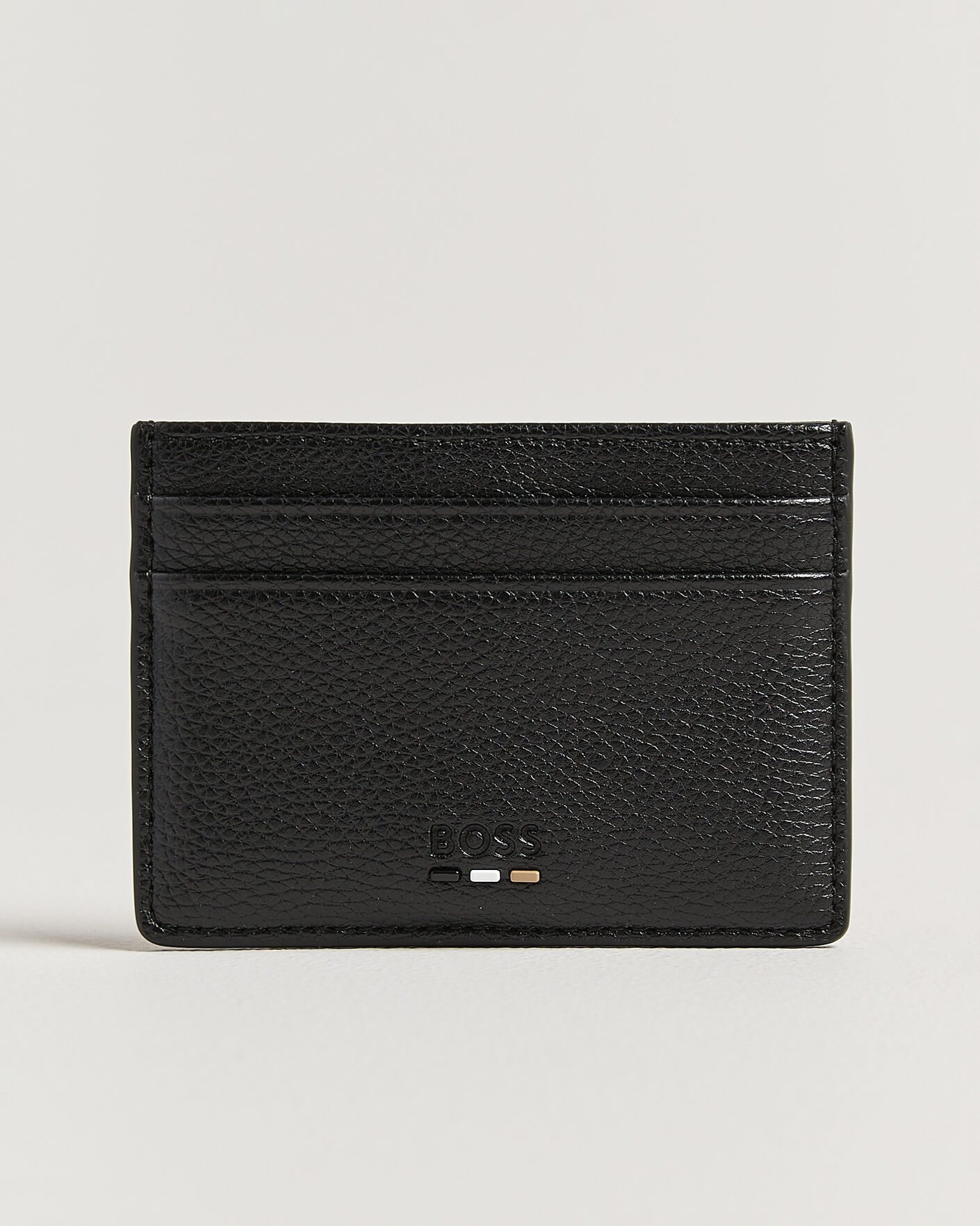 Mies | Lompakot | BOSS BLACK | Ray Leather Card Holder Black