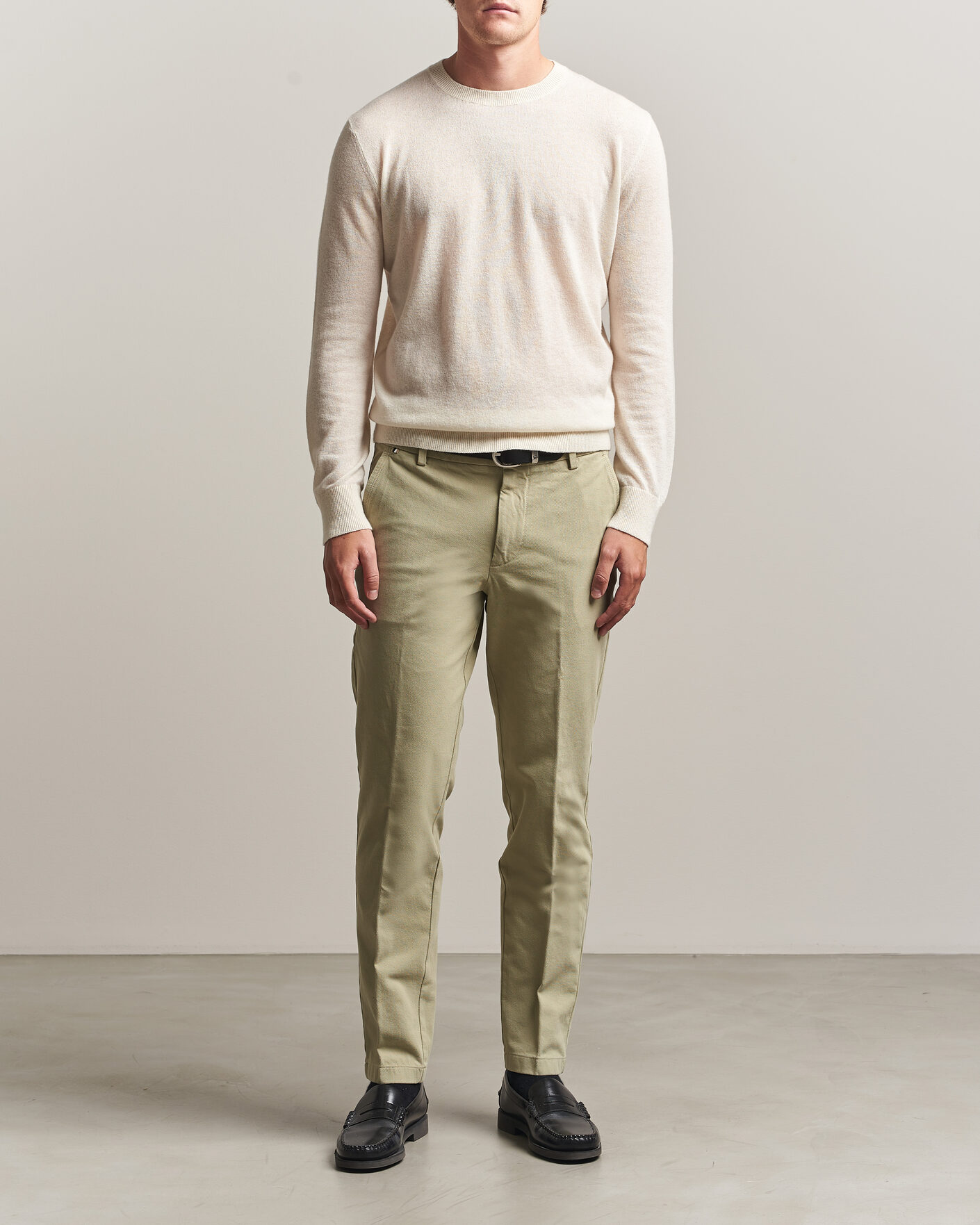 Mies | Housut | BOSS BLACK | Kaiton Structured Chinos Sage