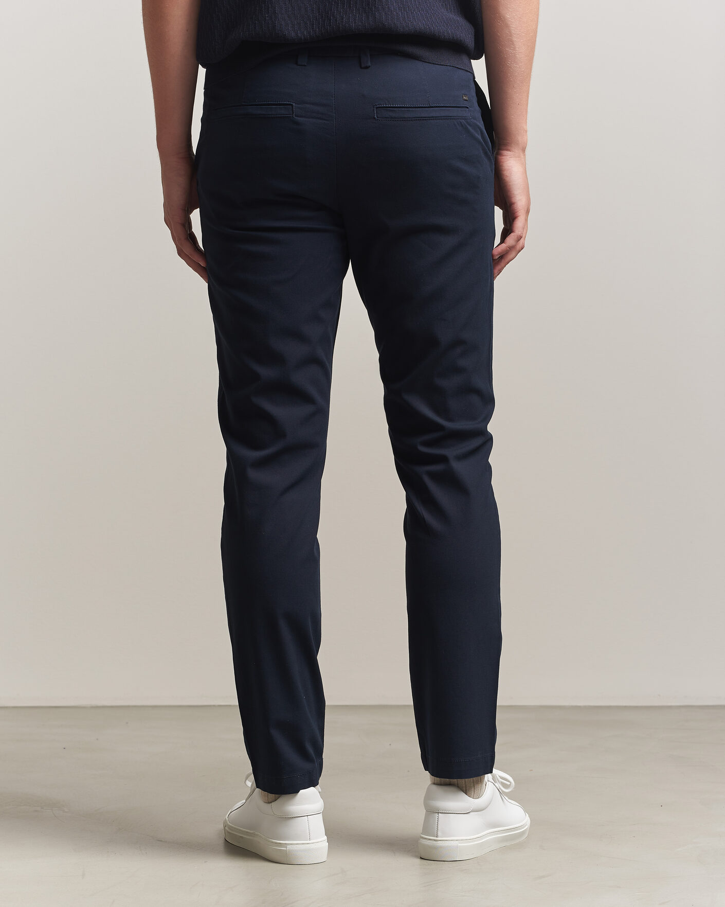 Mies | Housut | BOSS BLACK | Kaiton Structured Chinos Dark Blue