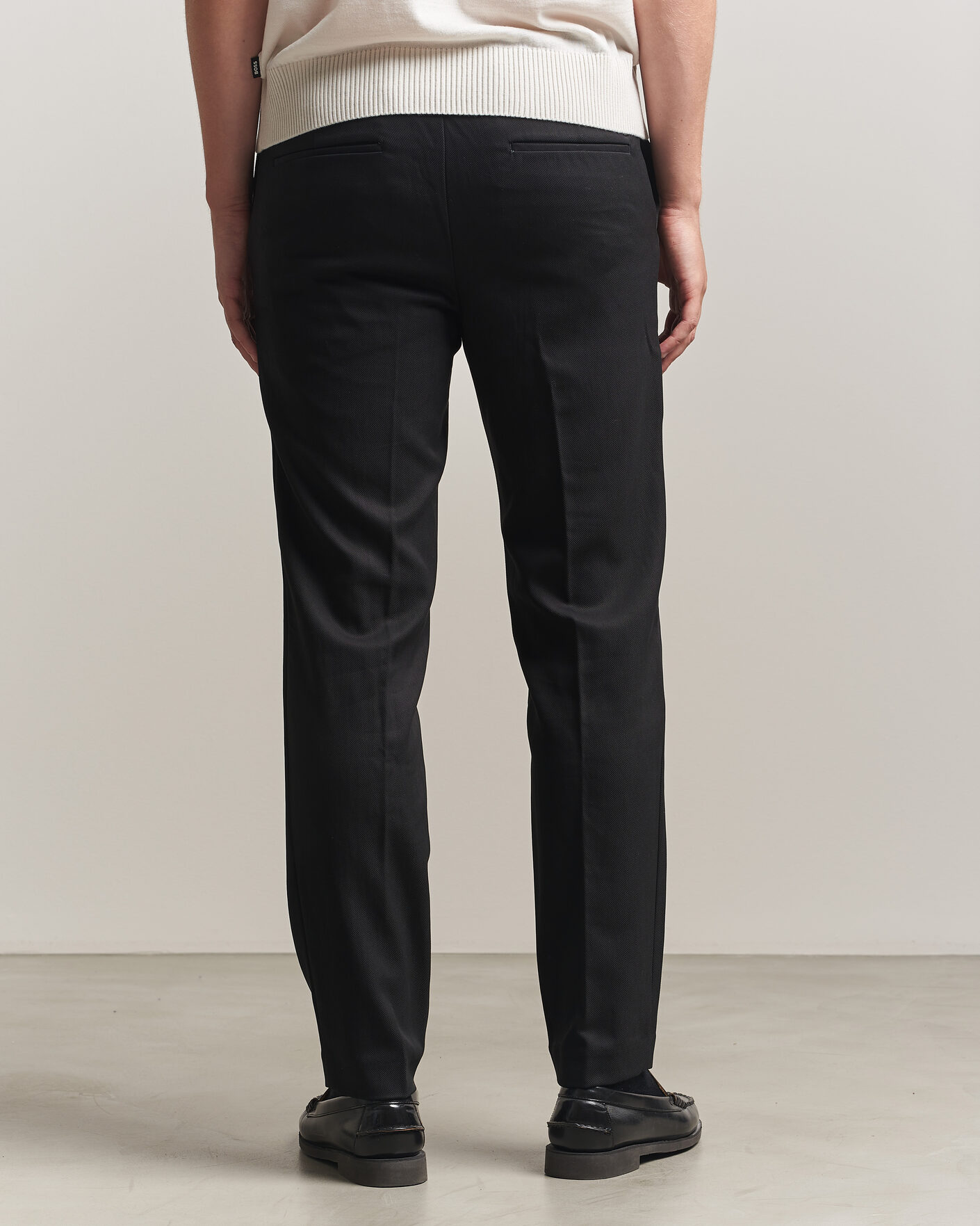 Mies | Housut | BOSS BLACK | Kane Drawstring Trousers Black