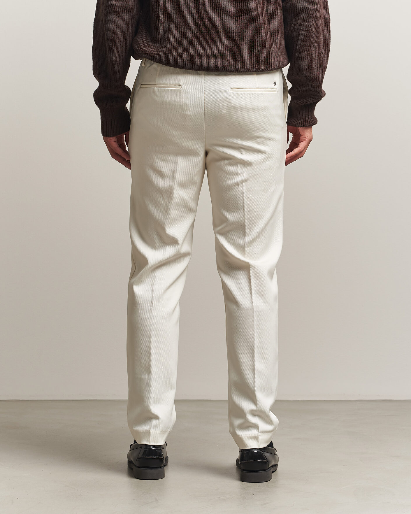 Mies | Housut | BOSS BLACK | Kane Drawstring Trousers Open White