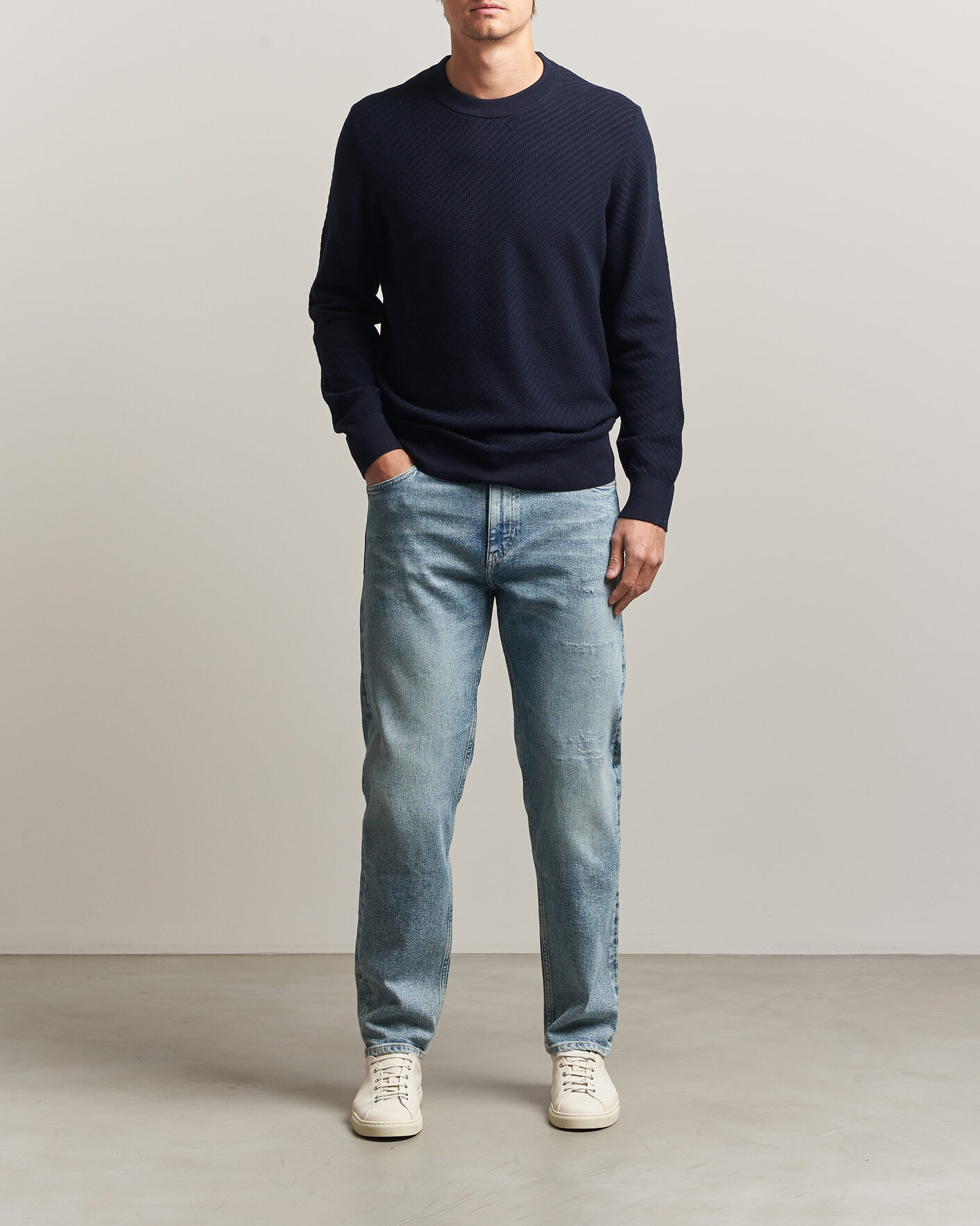 Mies | Farkut | BOSS BLACK | Ogden Regular Fit Jeans Bright Blue